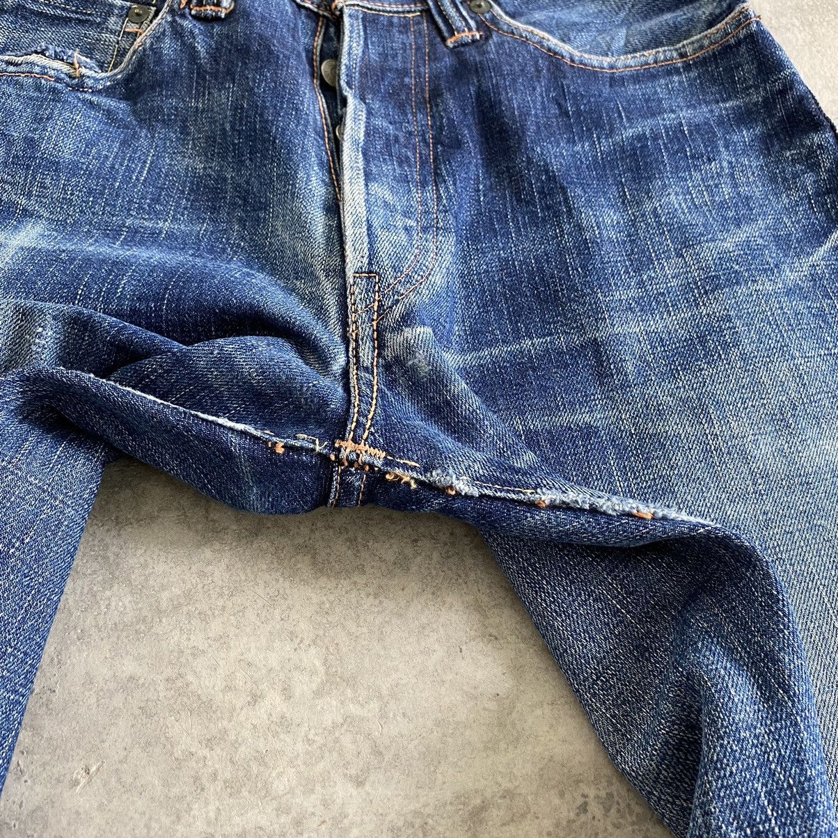 Full Count & Co. Vintage Full Count Japan Faded Blue Selvedge Denim Jeans Size US 28 / EU 44 - 10 Thumbnail