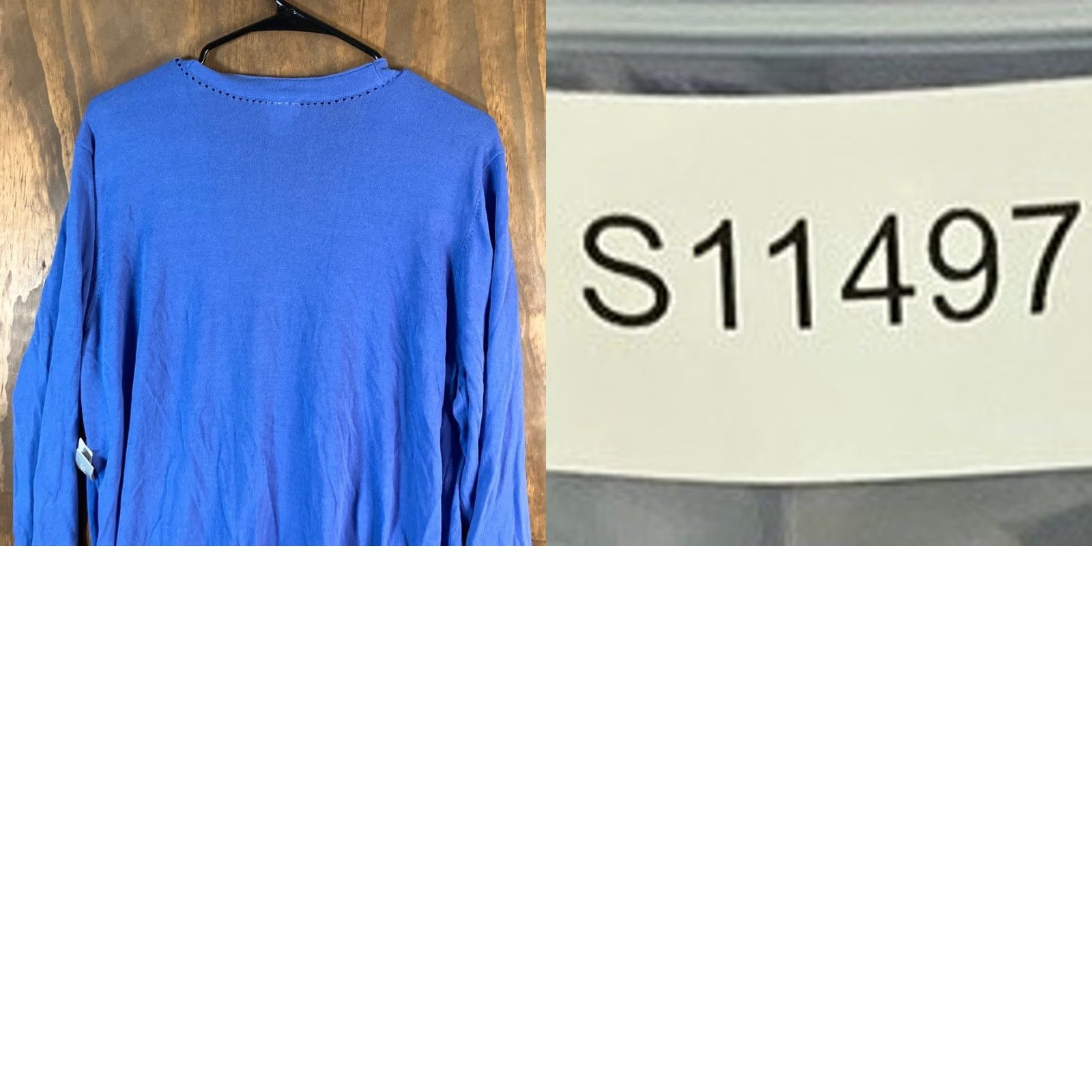 Vintage VINTAGE Chicos Cardigan Sweater Blue V-Neck Button Front Long Sleeve XL Women’s Knit Stretch Relaxed Casual Workwear Size XL / US 12-14 / IT 48-50 - 9 Thumbnail