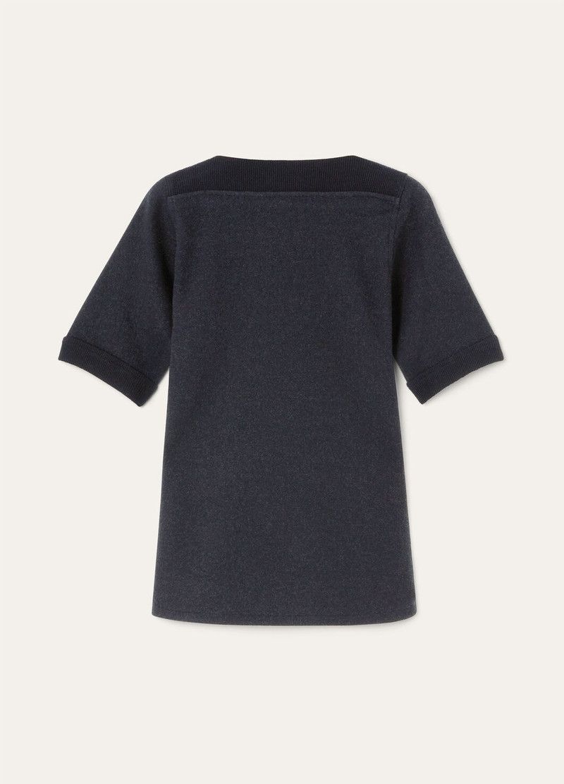 Loro Piana o1srvl11e0526 FAO9108 Rio Bodro Sweater in Navy Blue Size M / US 6-8 / IT 42-44 - 5 Thumbnail