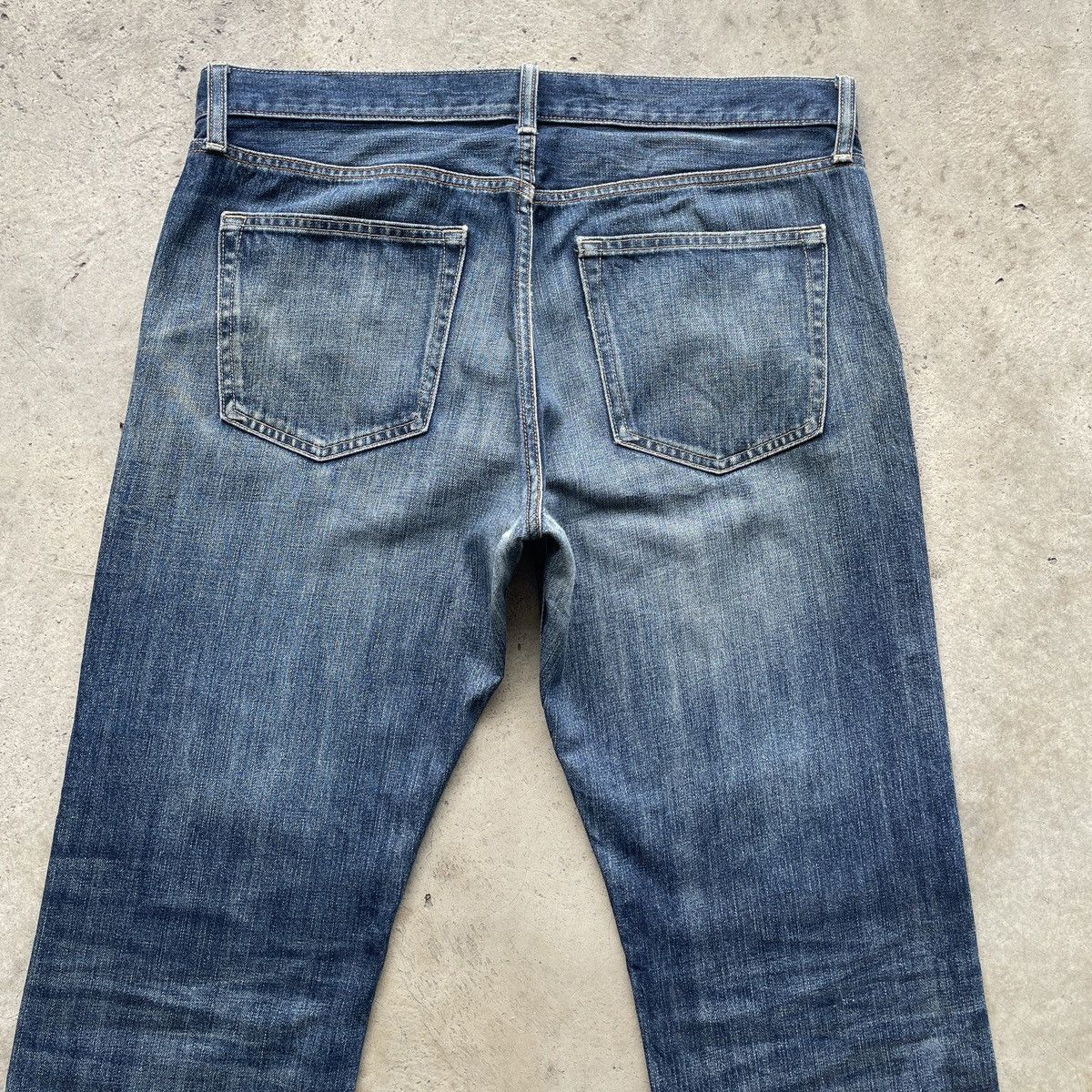 Japanese Brand Vintage Japanese UJ Faded Denim Jeans Pants W36x29 Size US 36 / EU 52 - 10 Thumbnail