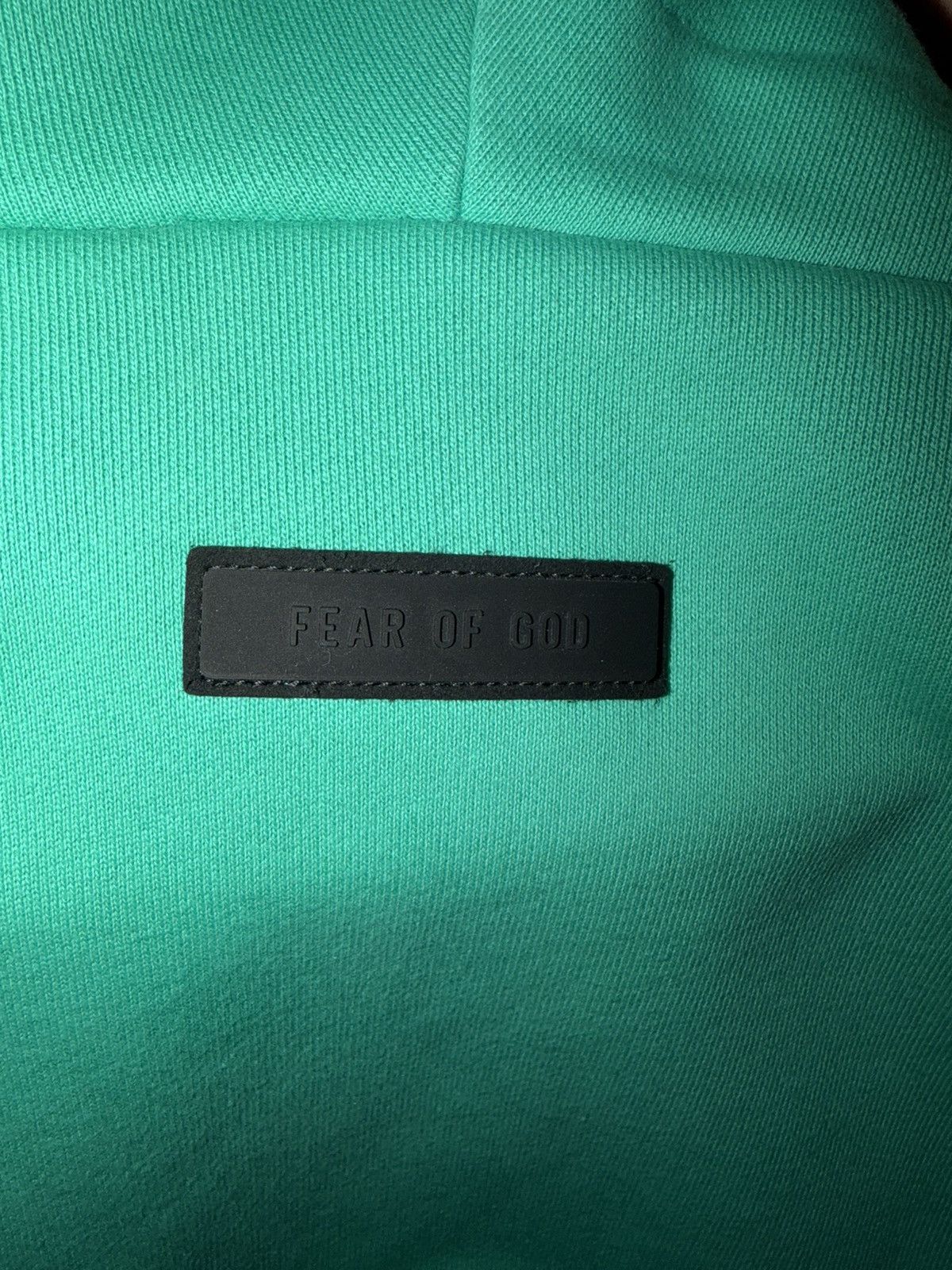 Fear of God Fear of God Essentials Pullover Hoodie Mint Leaf Men's FW23 Size US L / EU 52-54 / 3 - 7 Thumbnail