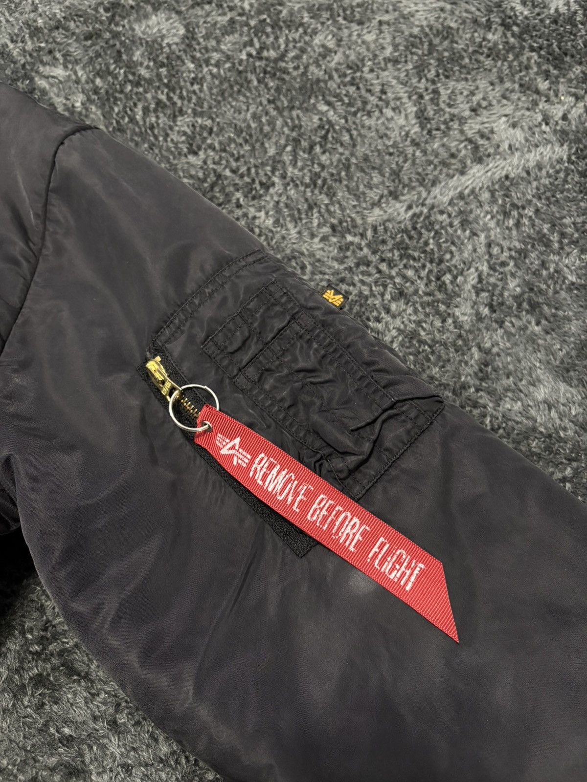 Alpha Industries Vintage Alpha Industries Bomber with Side Zippers Size US M / EU 48-50 / 2 - 5 Thumbnail