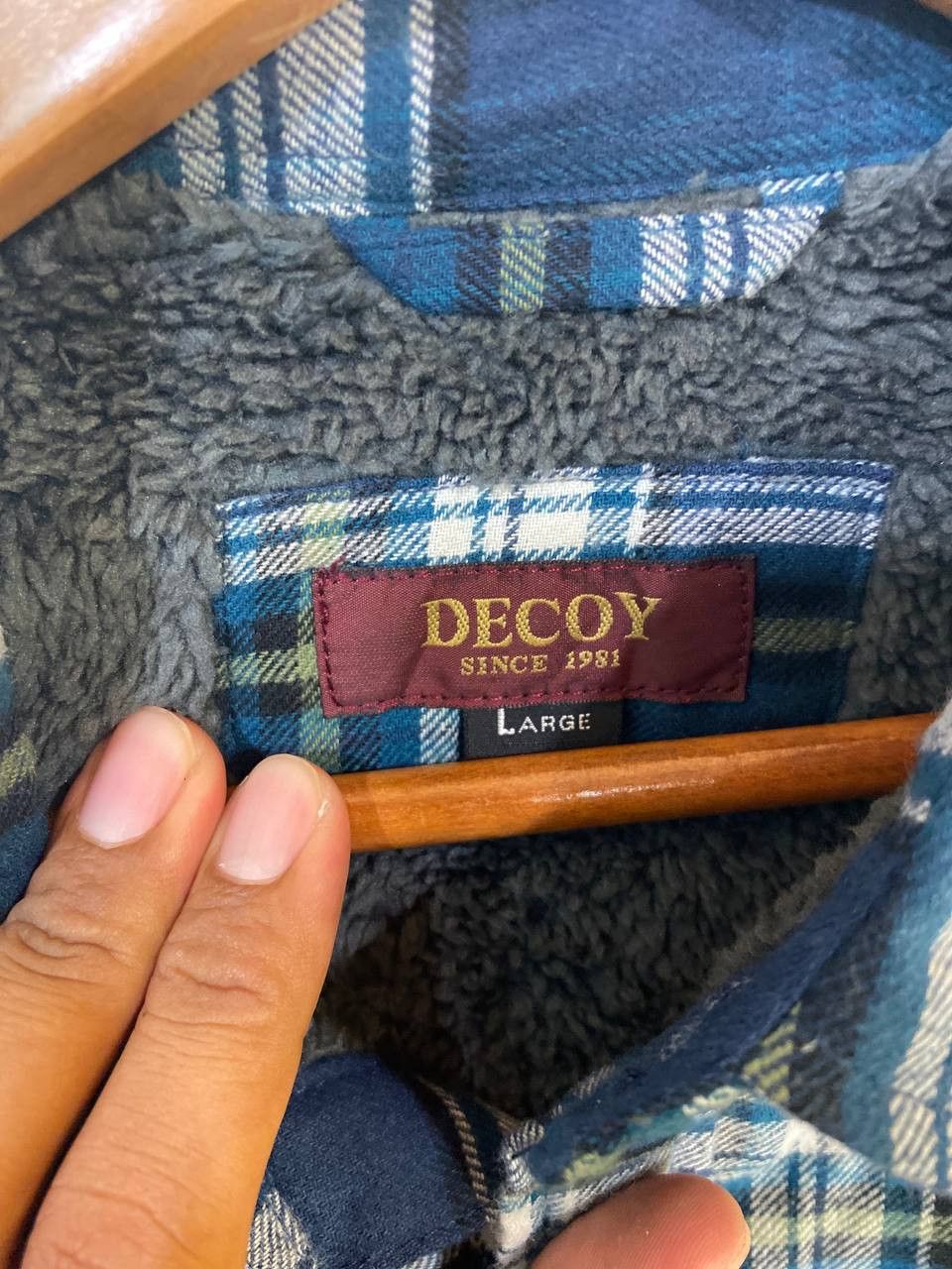 Flannel decoy japanese brands flannel jacket fleece lining Size US L / EU 52-54 / 3 - 5 Thumbnail
