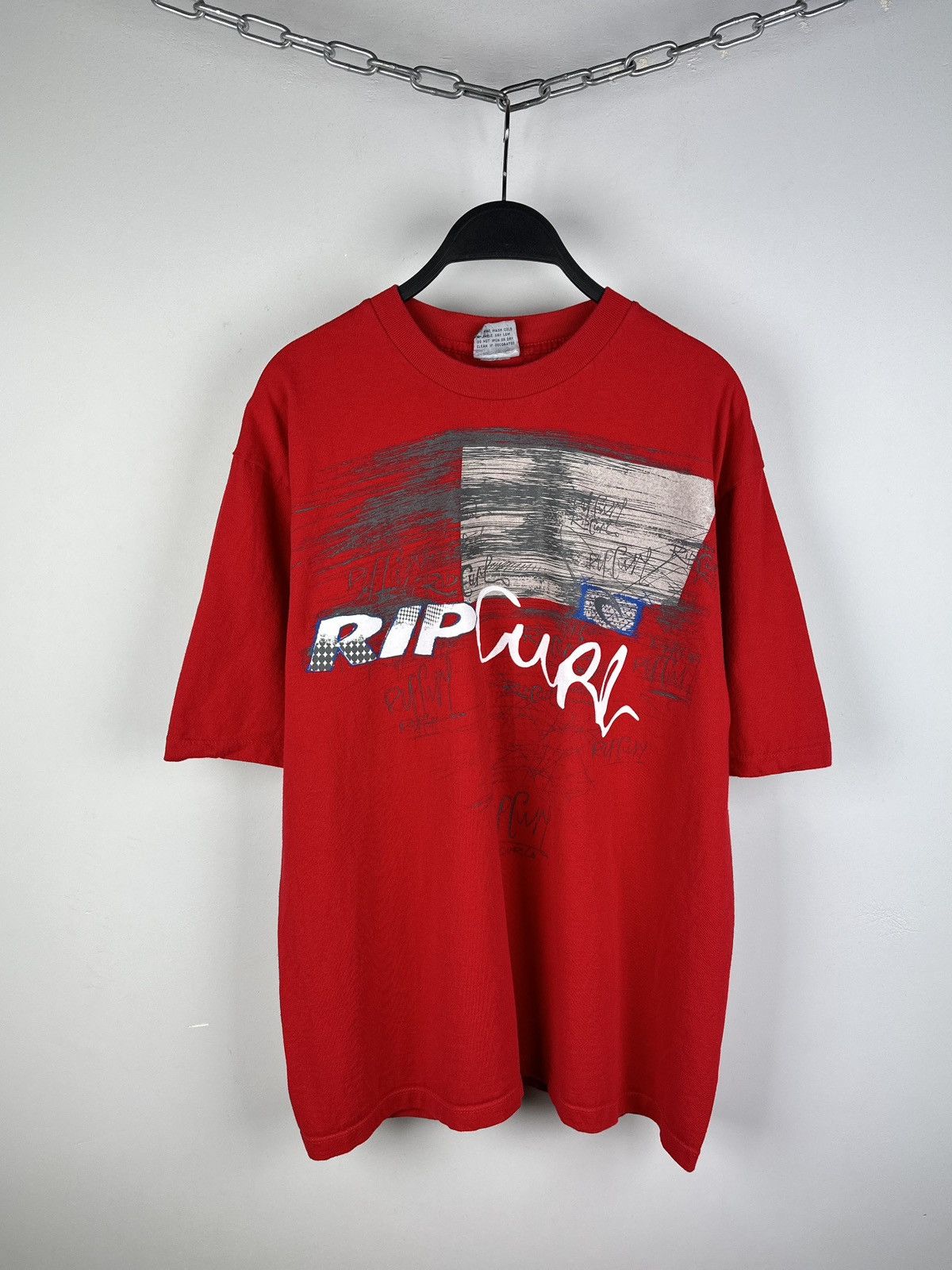 Vintage rip curl t shirt hotsell