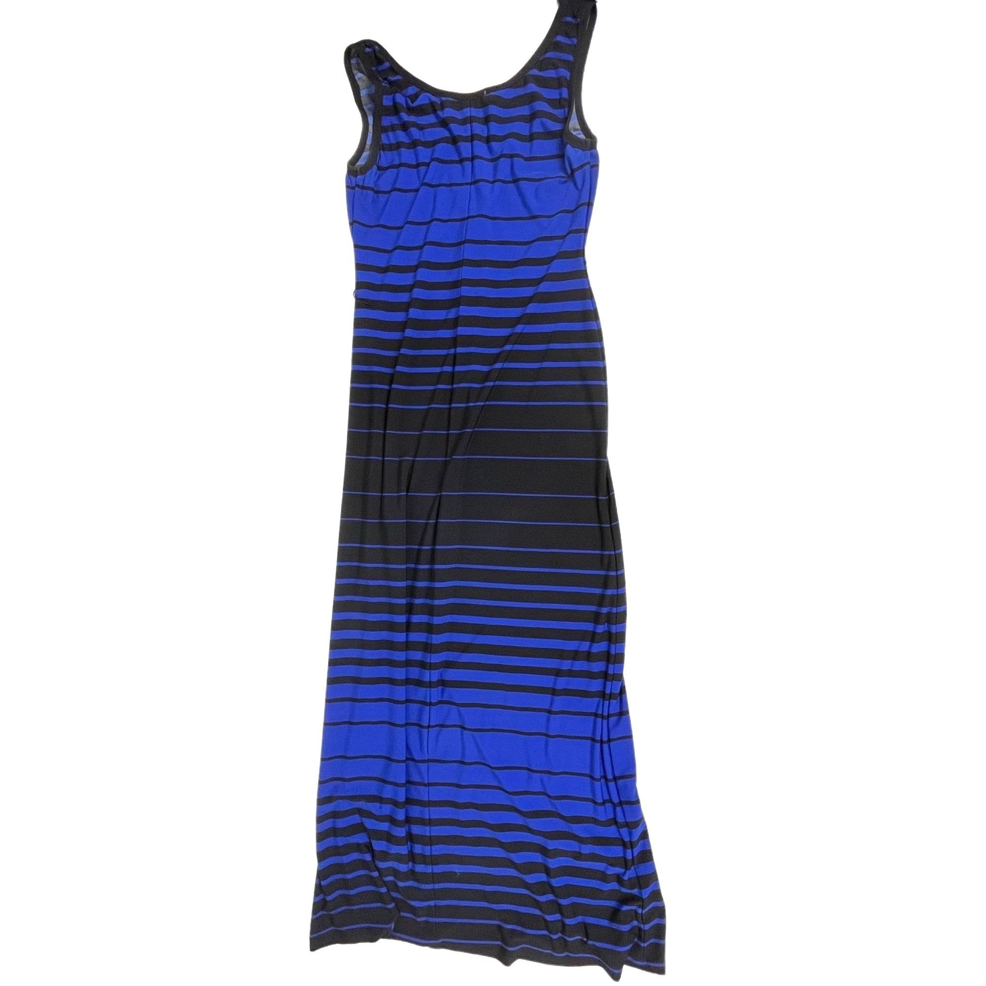 Coldwater Creek Coldwater Creek Women's Maxi Dress Blue Striped Sleeveless S Size L / US 10 / IT 46 - 4 Thumbnail