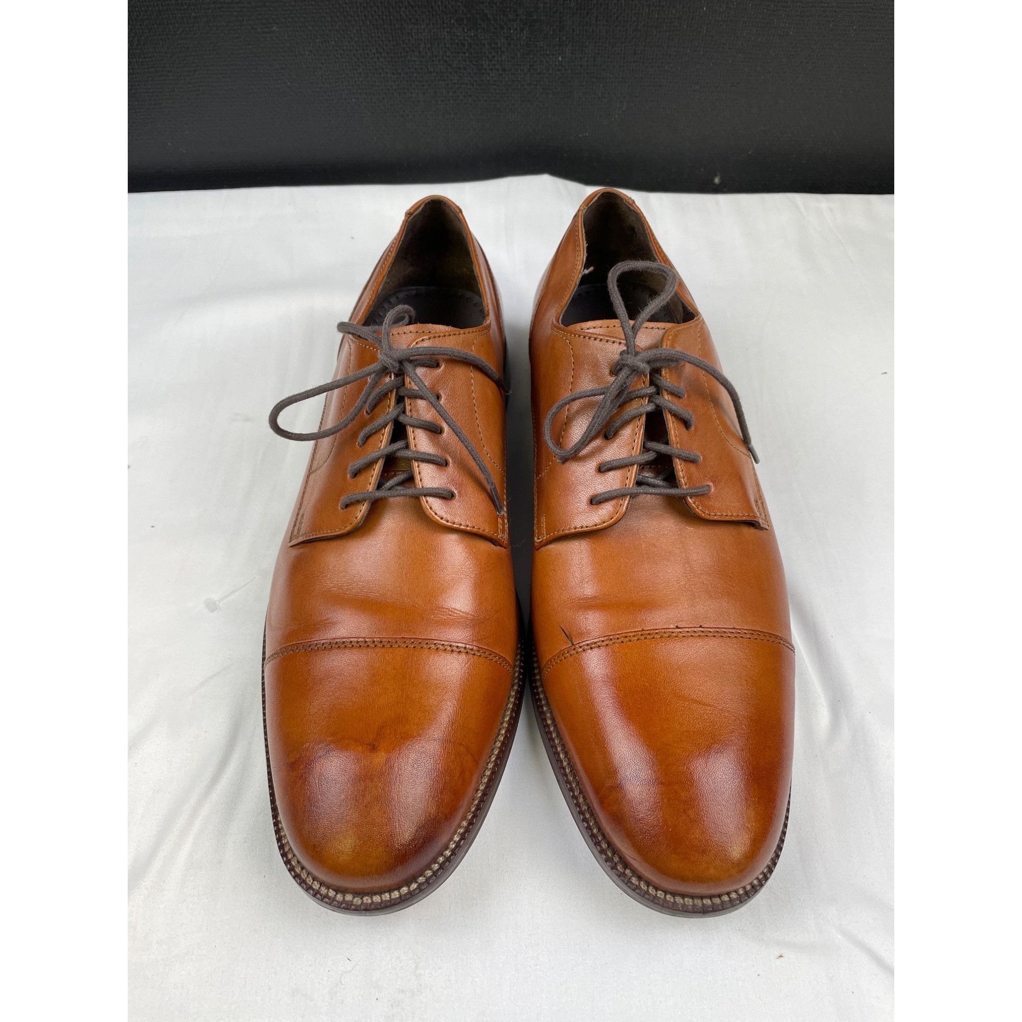 Cole Haan Cole Haan Men's Brown Leather Cap toe Oxfords/ Shoes SIze 9 Size US 9 / EU 42 - 1 Thumbnail
