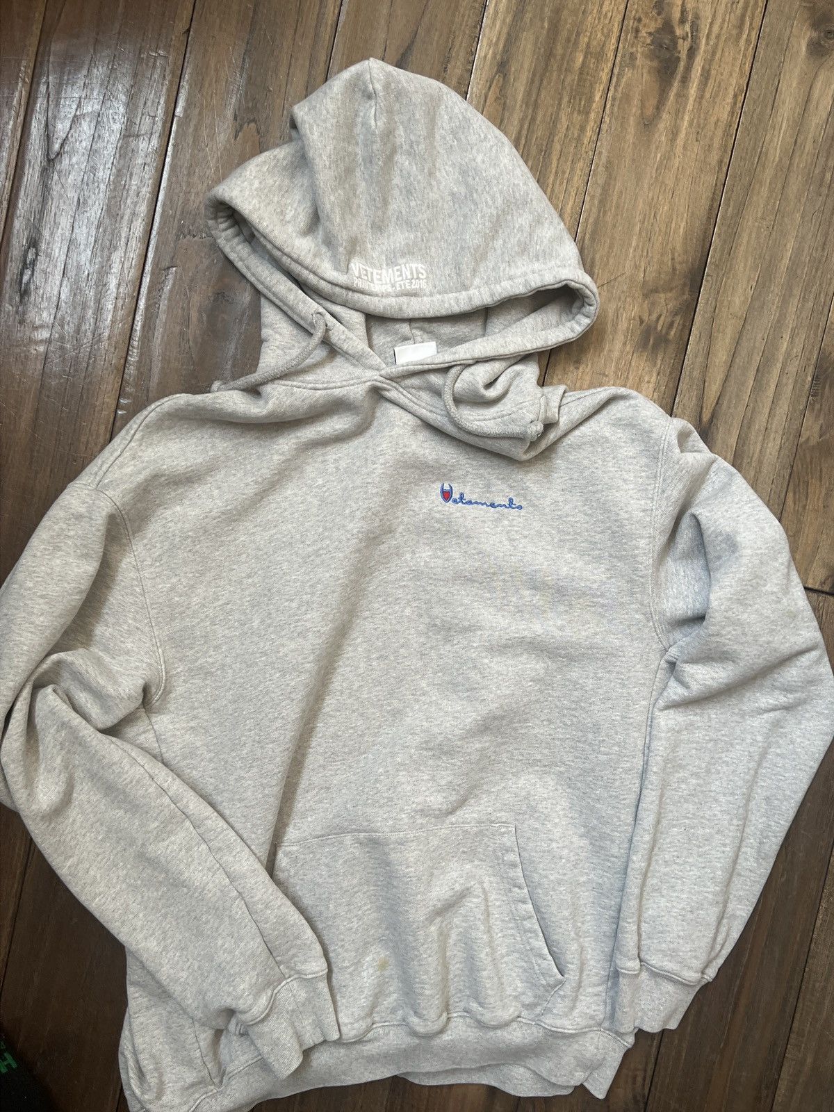 【VETEMENTS】X CHAMPION HOODIE Vetements Champion Hoodie | eBay