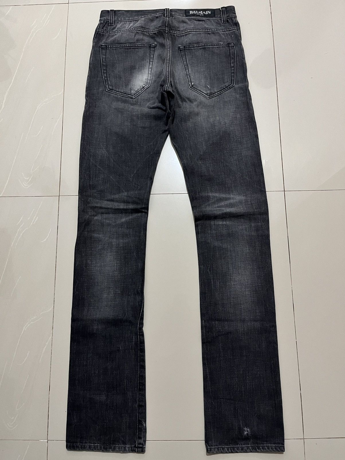 Balmain SS2011 BALMAIN BY DECARNIN EAGLE COIN SELVEDGE BIKER JEANS Size US 30 / EU 46 - 3 Thumbnail