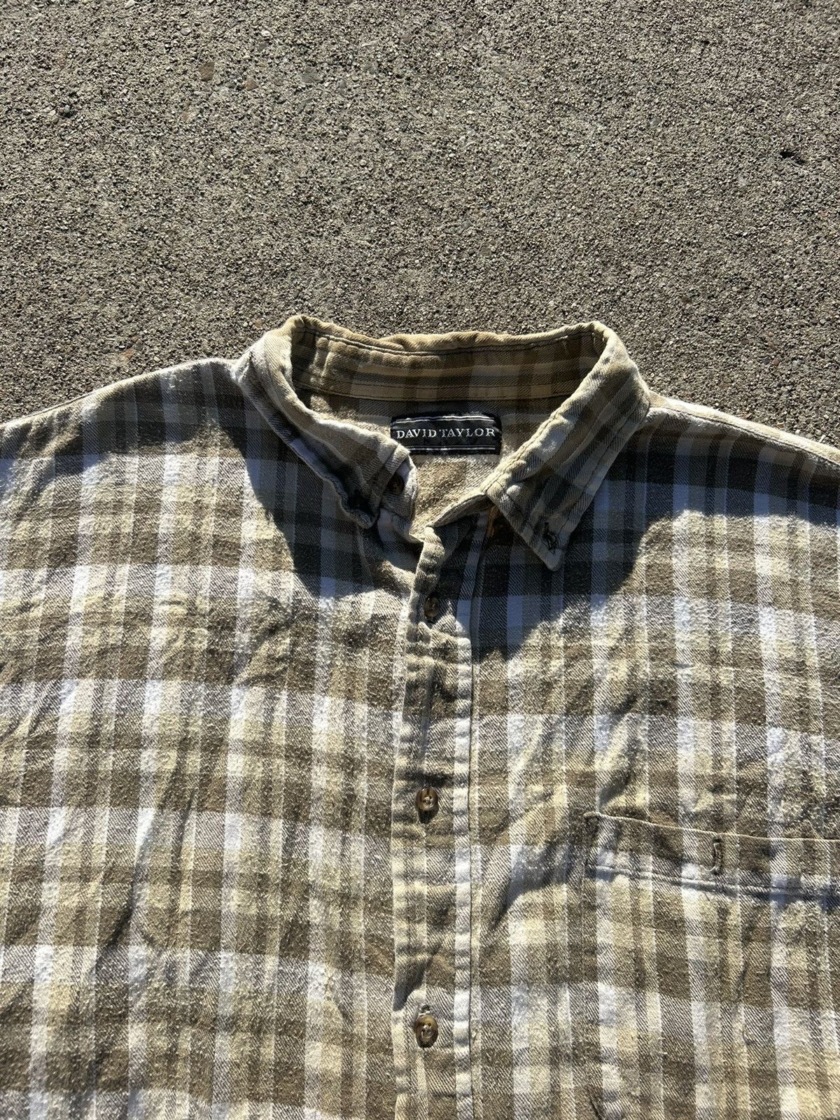 David Taylor × Flannel × Vintage David Taylor Latte Brown Flannel Size US XL / EU 56 / 4 - 4 Thumbnail