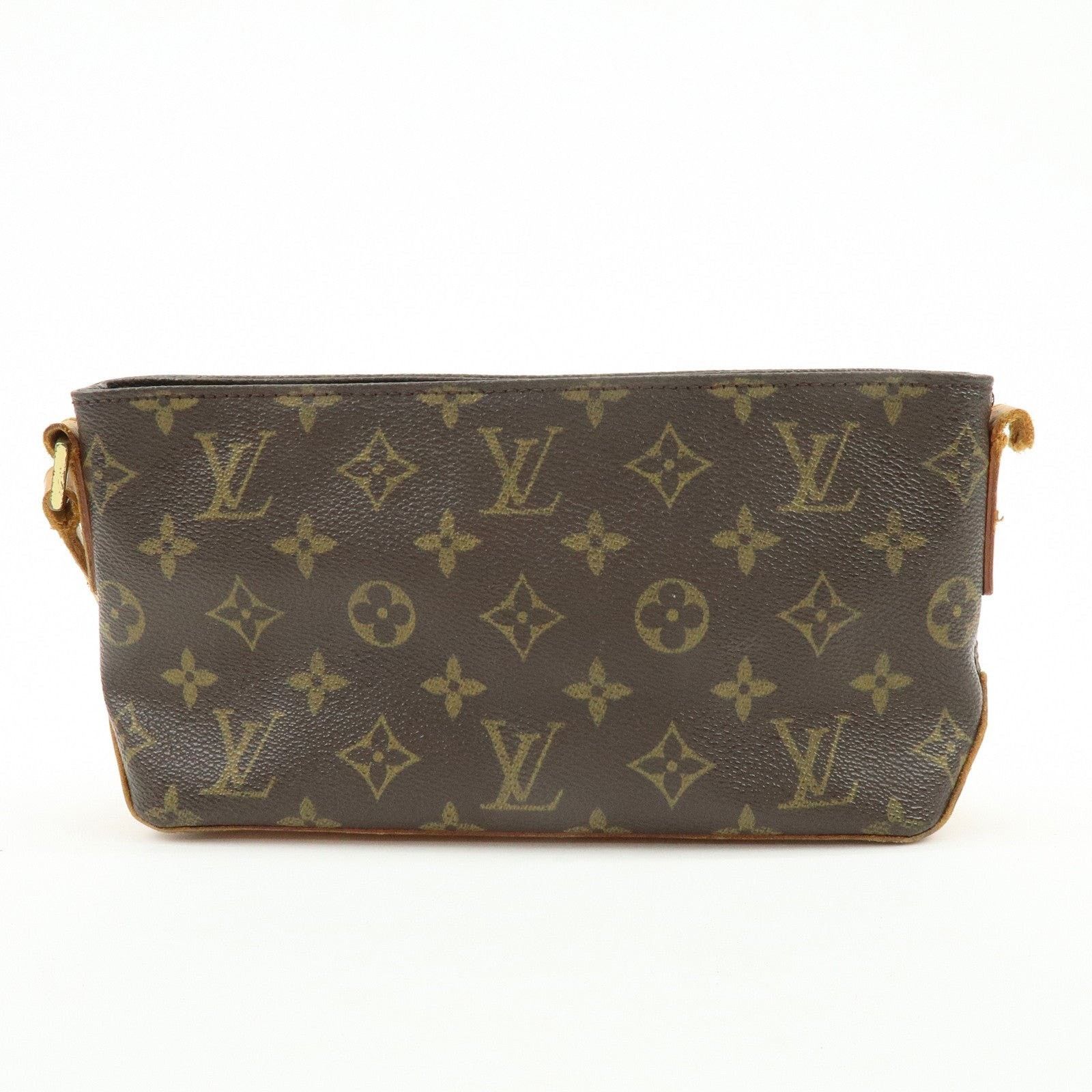 Louis Vuitton Louis Vuitton Monogram Trotteur Canvas Shoulder Bag Brown Size ONE SIZE - 2 Thumbnail
