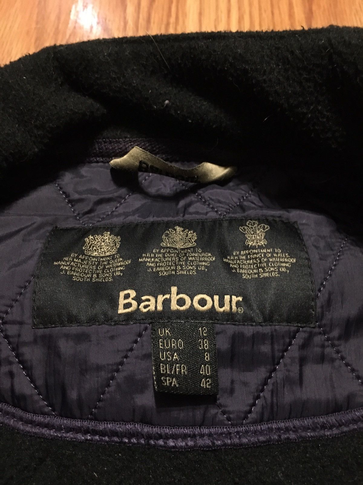 Barbour BARBOUR Dark Purple Womens Jacket EU38 US8 Size M / US 6-8 / IT 42-44 - 8 Thumbnail