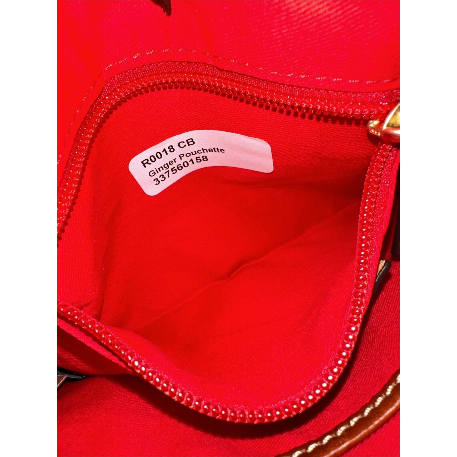 Dooney & Bourke Dooney & Bourke Pebble Leather Ginger Pouchette Crossbody Size ONE SIZE - 9 Thumbnail