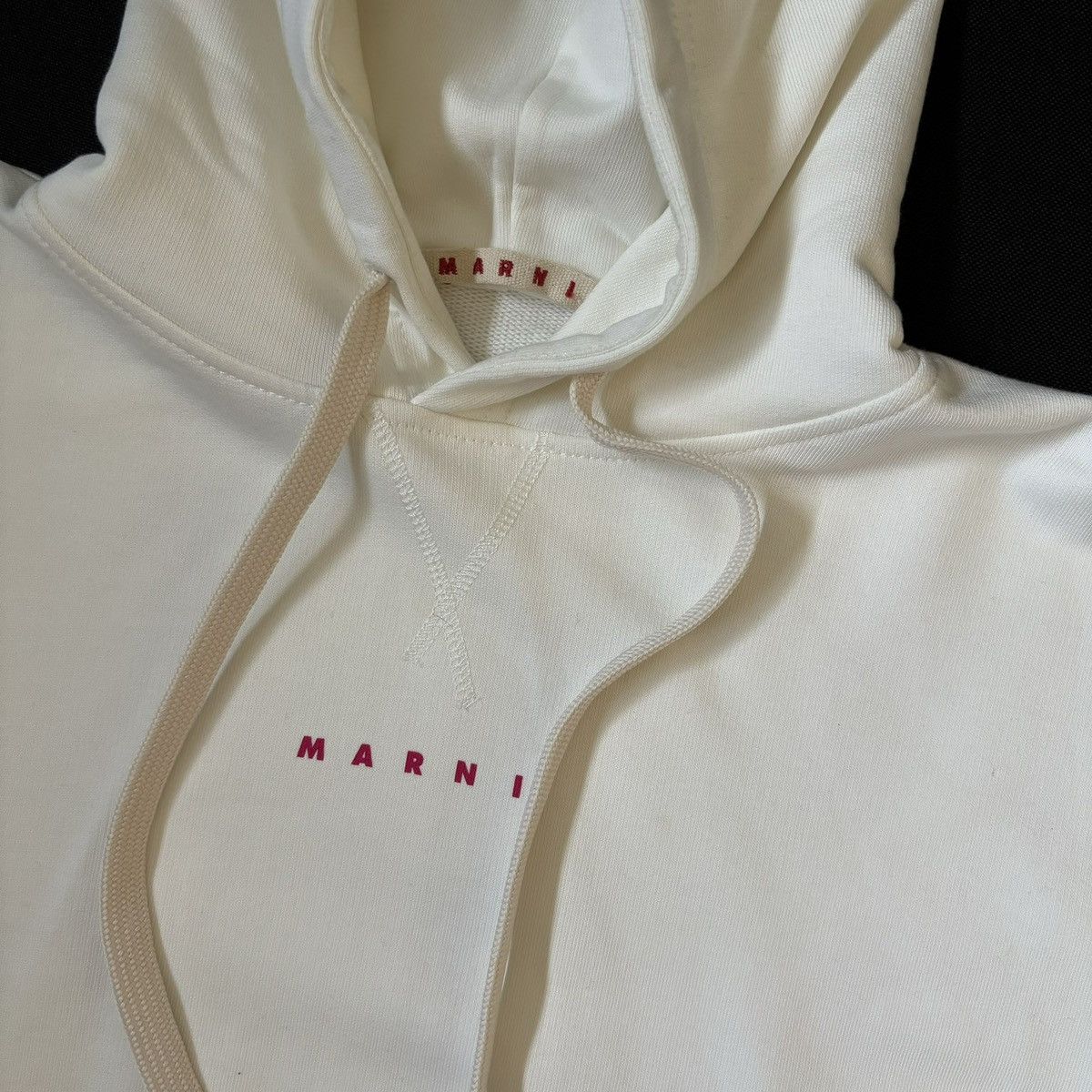 Marni Marni Logo-print Hoodie Size US M / EU 48-50 / 2 - 3 Thumbnail