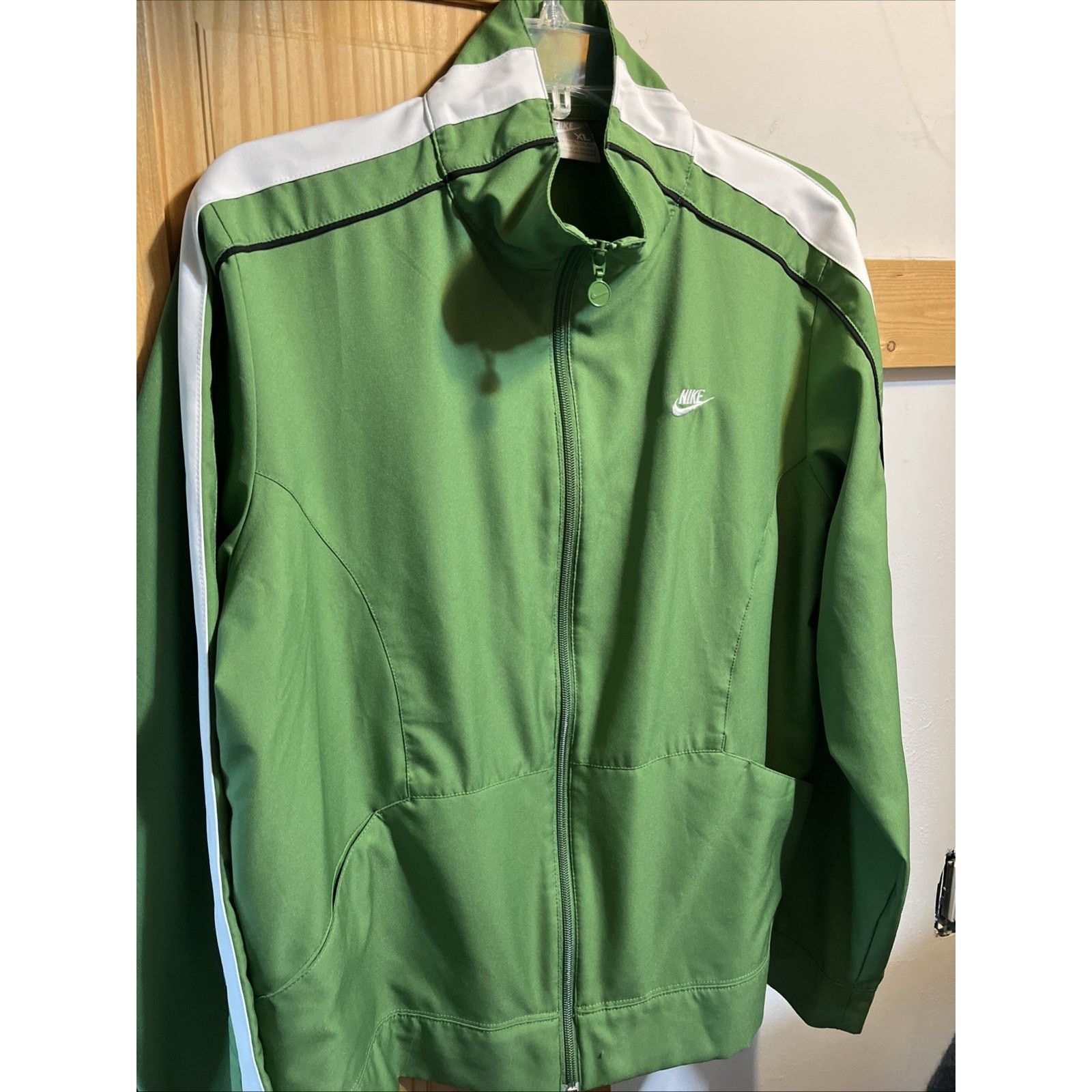 Nike Nike Track Jacket Men’s XL Green Full Zip Activewear Travel Size US XL / EU 56 / 4 - 7 Thumbnail