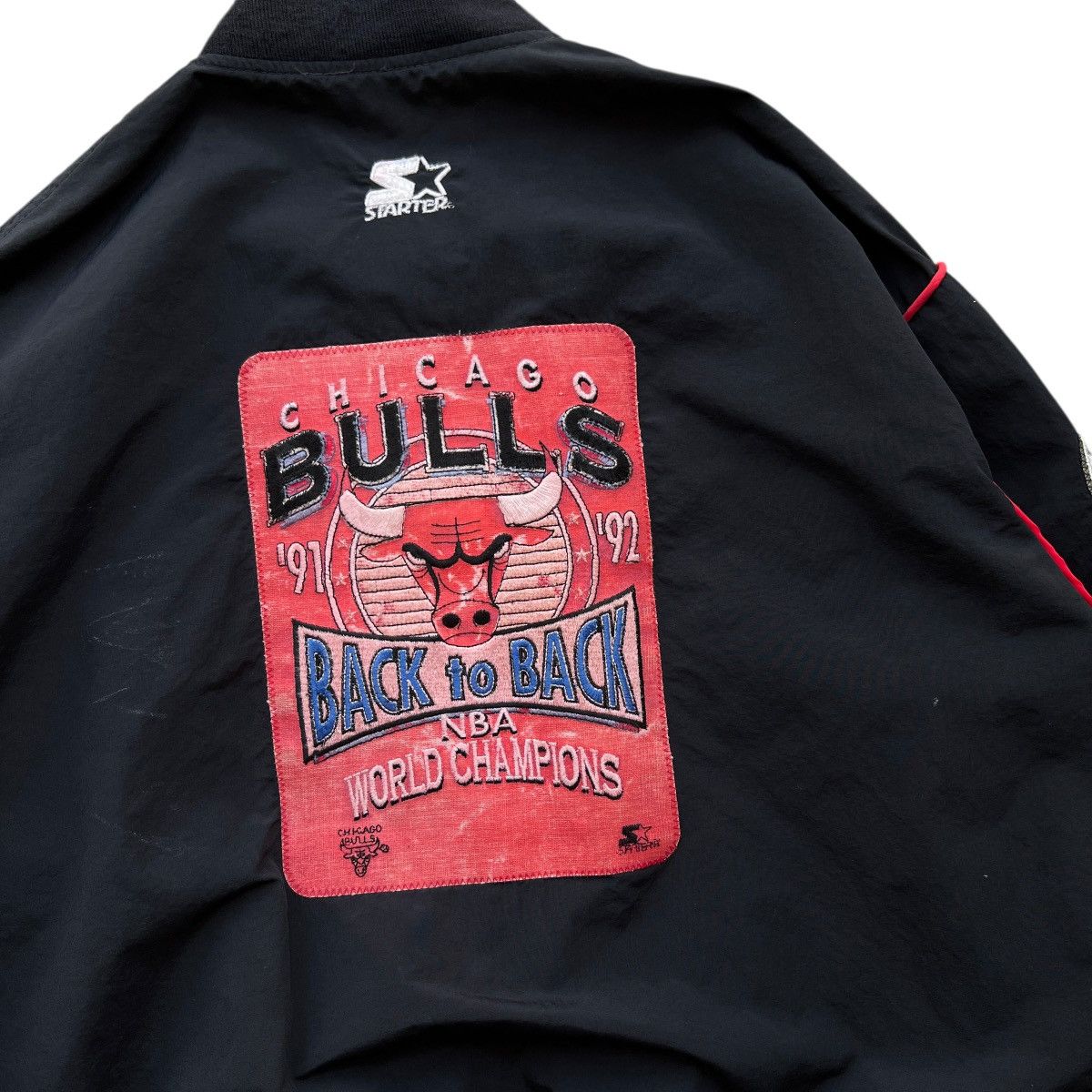 NBA Vintage Chicago Bulls 91-92 Back To Back NBA World Champions Size US XL / EU 56 / 4 - 5 Thumbnail