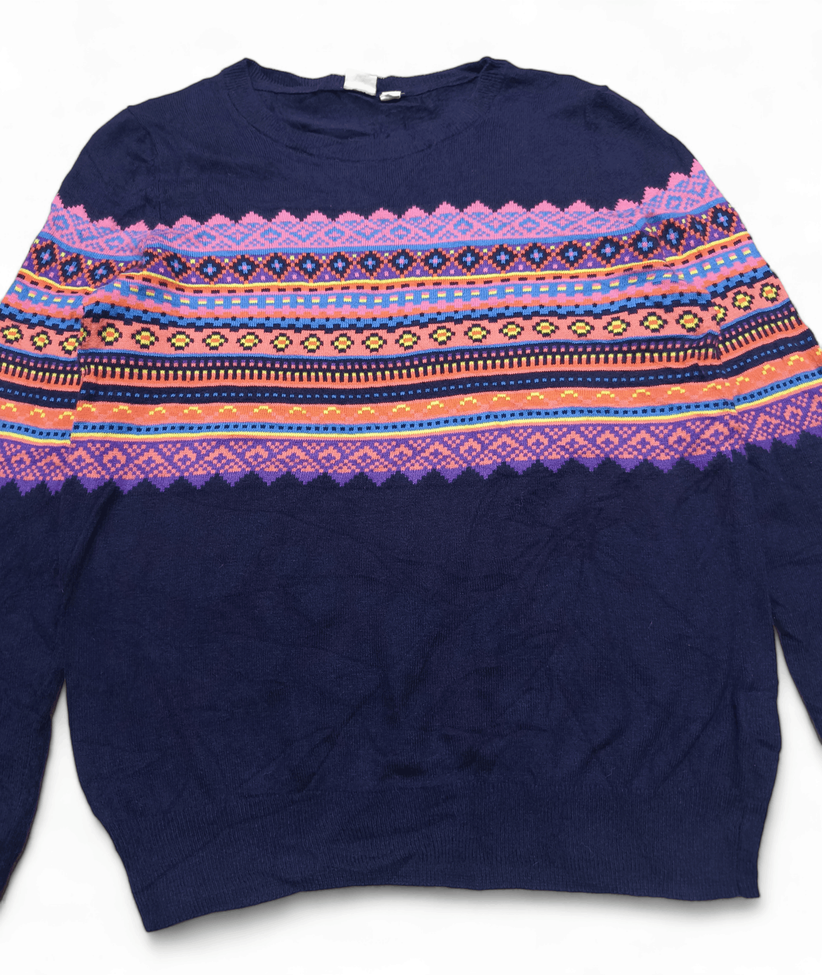 Gap Vintage GAP Women's Ethnic Motifs Pattern Knit Sweater Size XS / US 0-2 / IT 36-38 - 2 Thumbnail