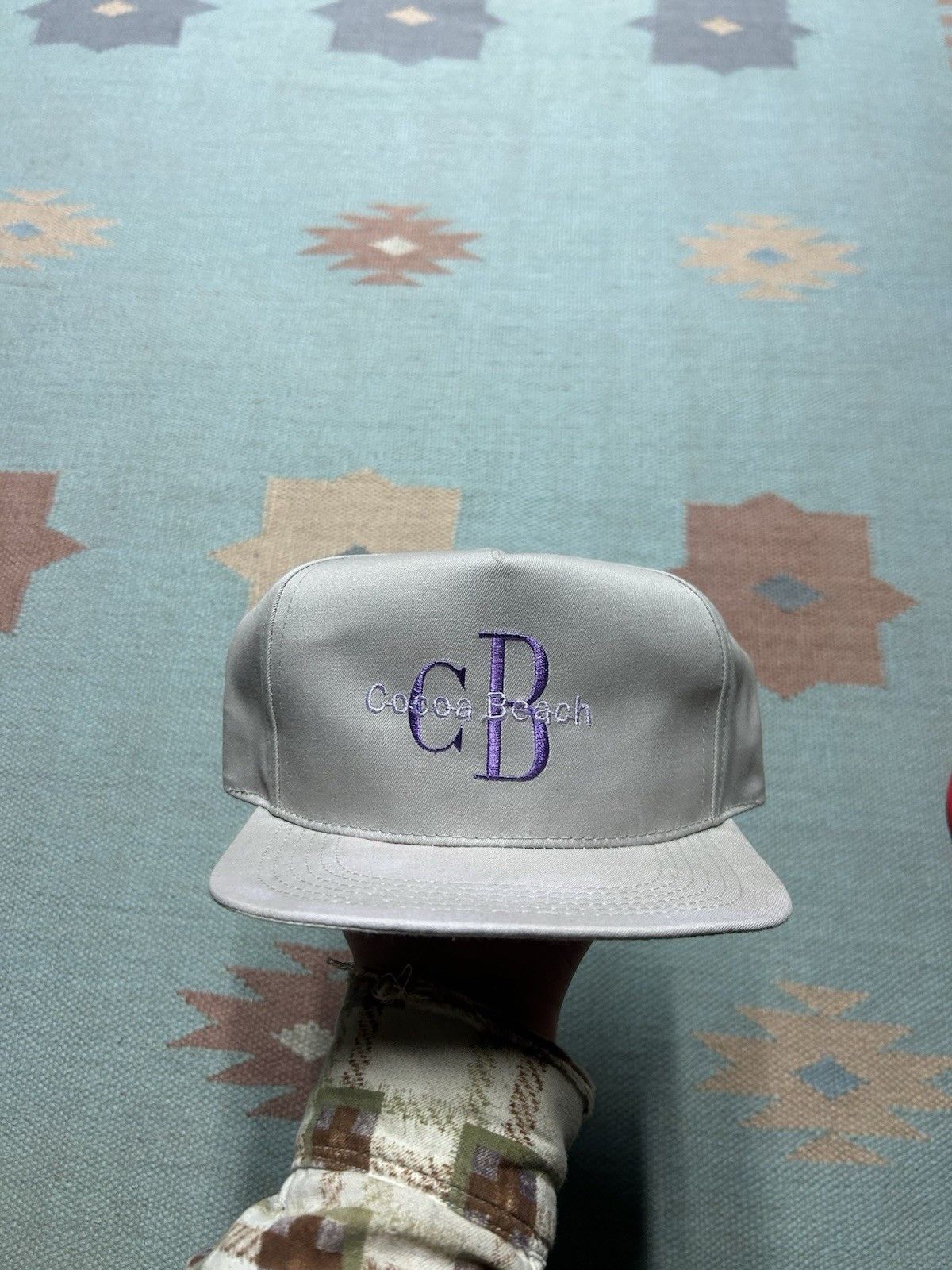 Vintage Vtg SnapBack hat cocoa beach Florida Calvin Klein parody log Size ONE SIZE - 2 Thumbnail