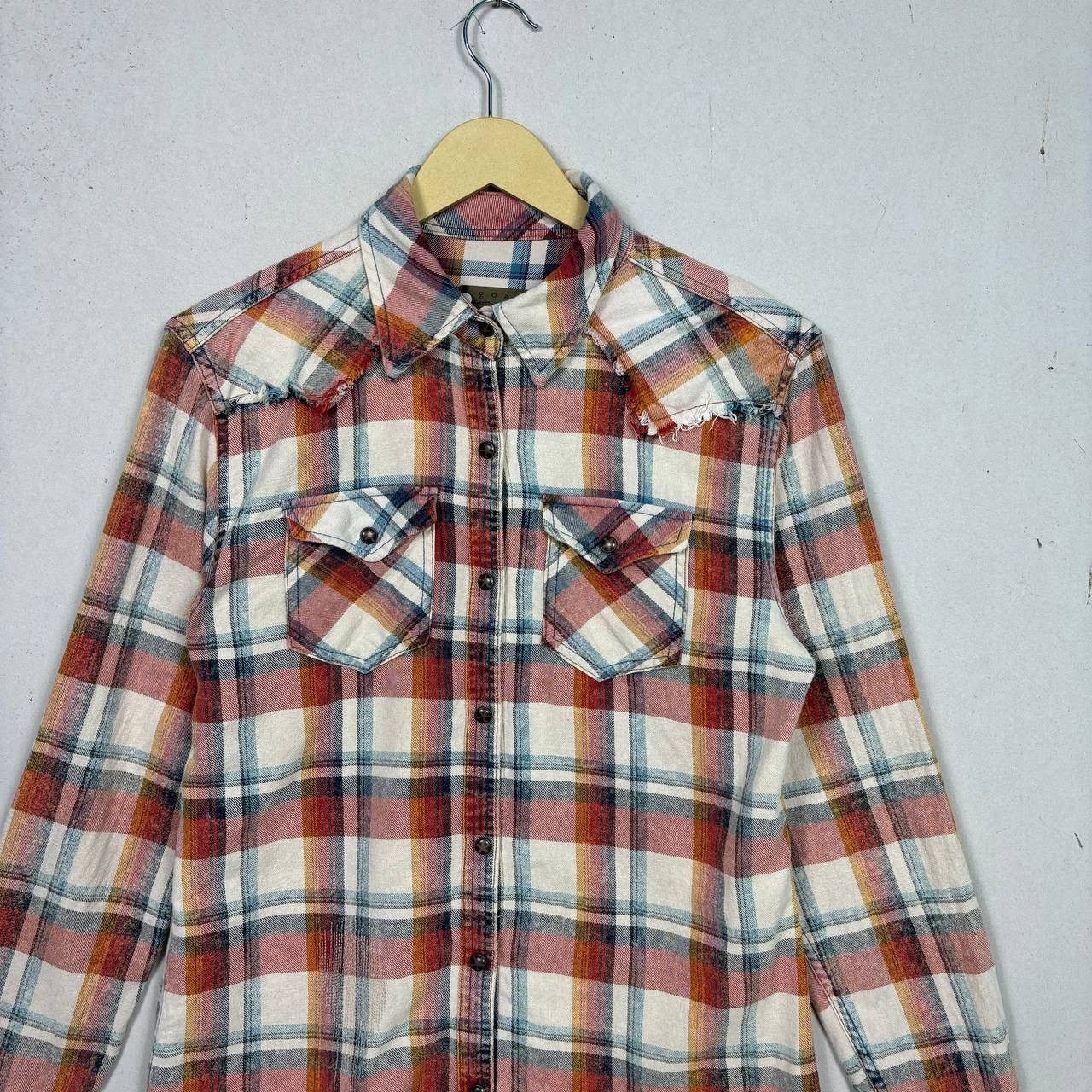 GOA GOA Japanese Brand Western Flannel Distressed Plaid Archive Size US S / EU 44-46 / 1 - 3 Thumbnail