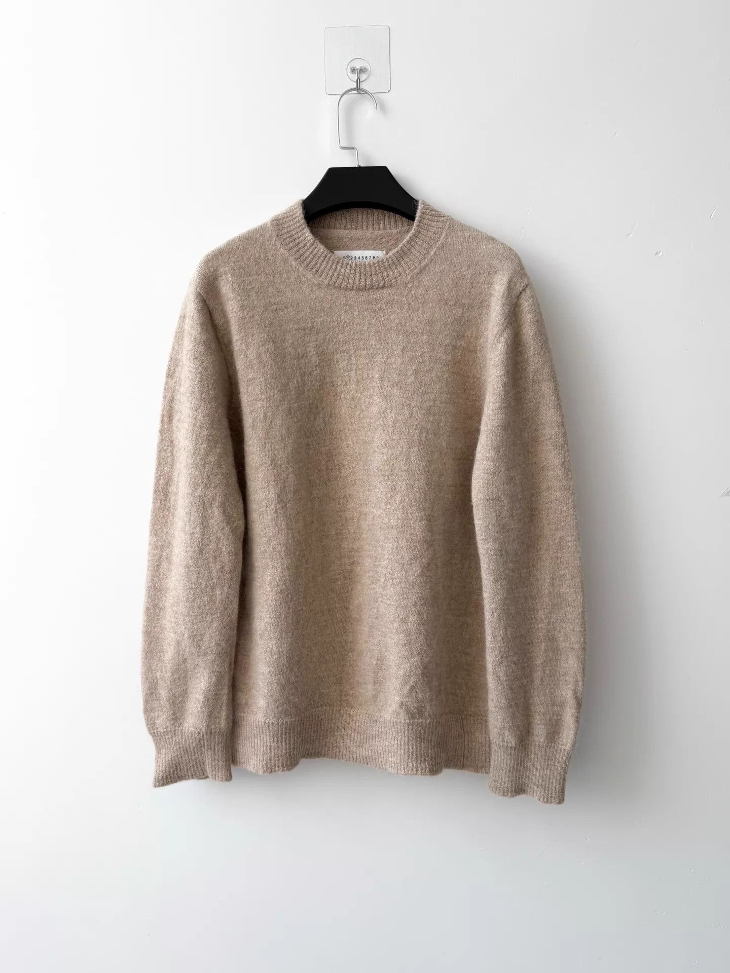 Maison Margiela Maison Margiela F/W22 Wool Sweater Light Khaki S Old Money Size S / US 4 / IT 40 - 1 Thumbnail