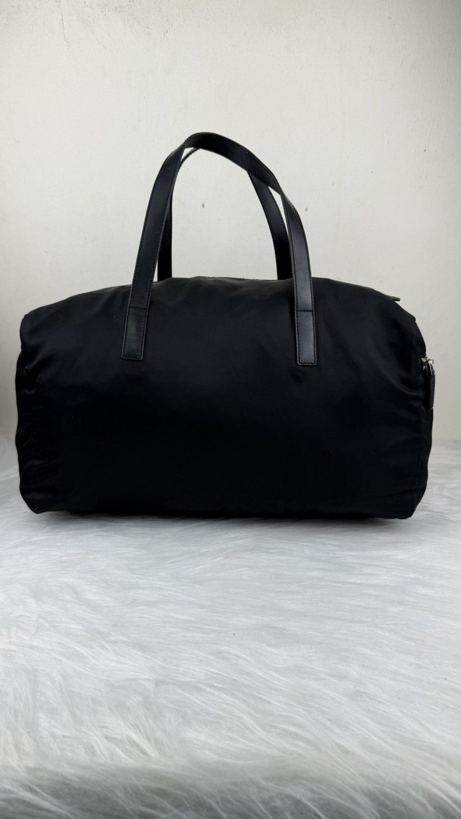 Prada Prada Nylon and Leather Boston Bag Size ONE SIZE - 2 Thumbnail