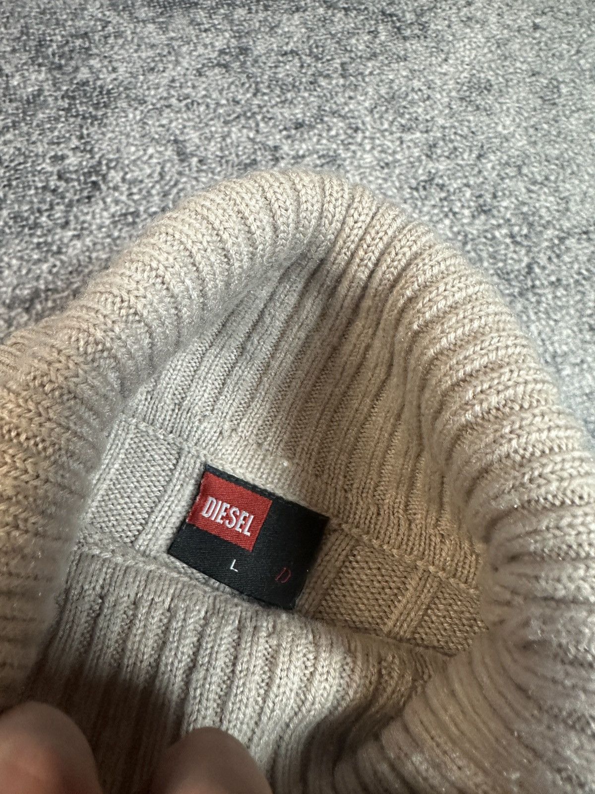 Diesel Y2K Vintage Diesel Small Logo knitwear Avant Garde Opium VTg Size US L / EU 52-54 / 3 - 3 Thumbnail