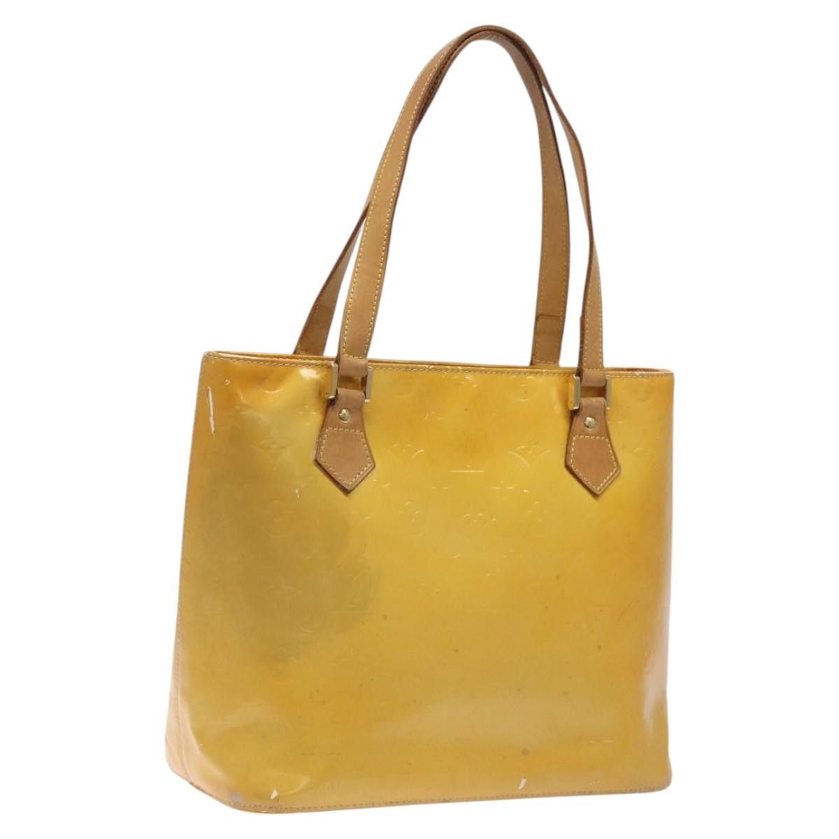 Louis Vuitton LOUIS VUITTON Monogram Vernis Houston Hand Bag Gris M91053 Size ONE SIZE - 1 Thumbnail