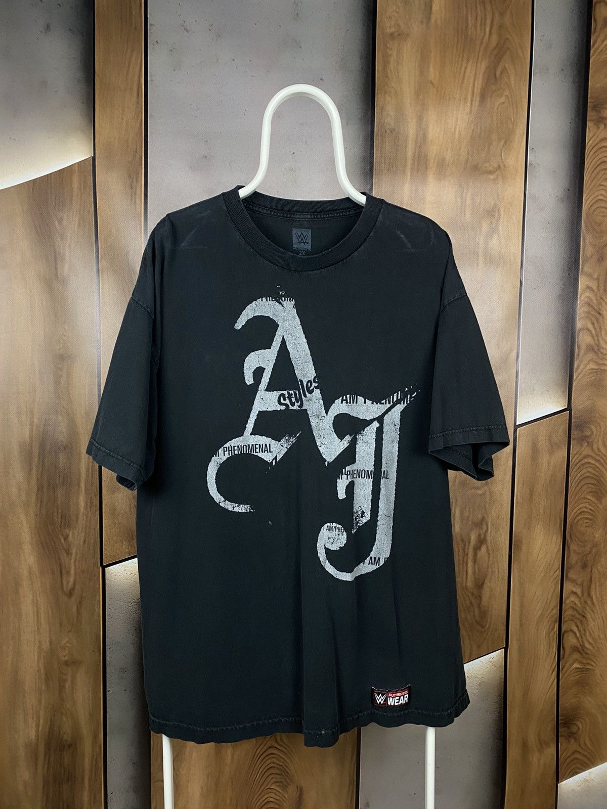 WWE 🚧Vintage T-Shirt WWE AJ Styles I Am Phenomenal Wrestling🚧 Size US XXL / EU 58 / 5 - 1 Thumbnail