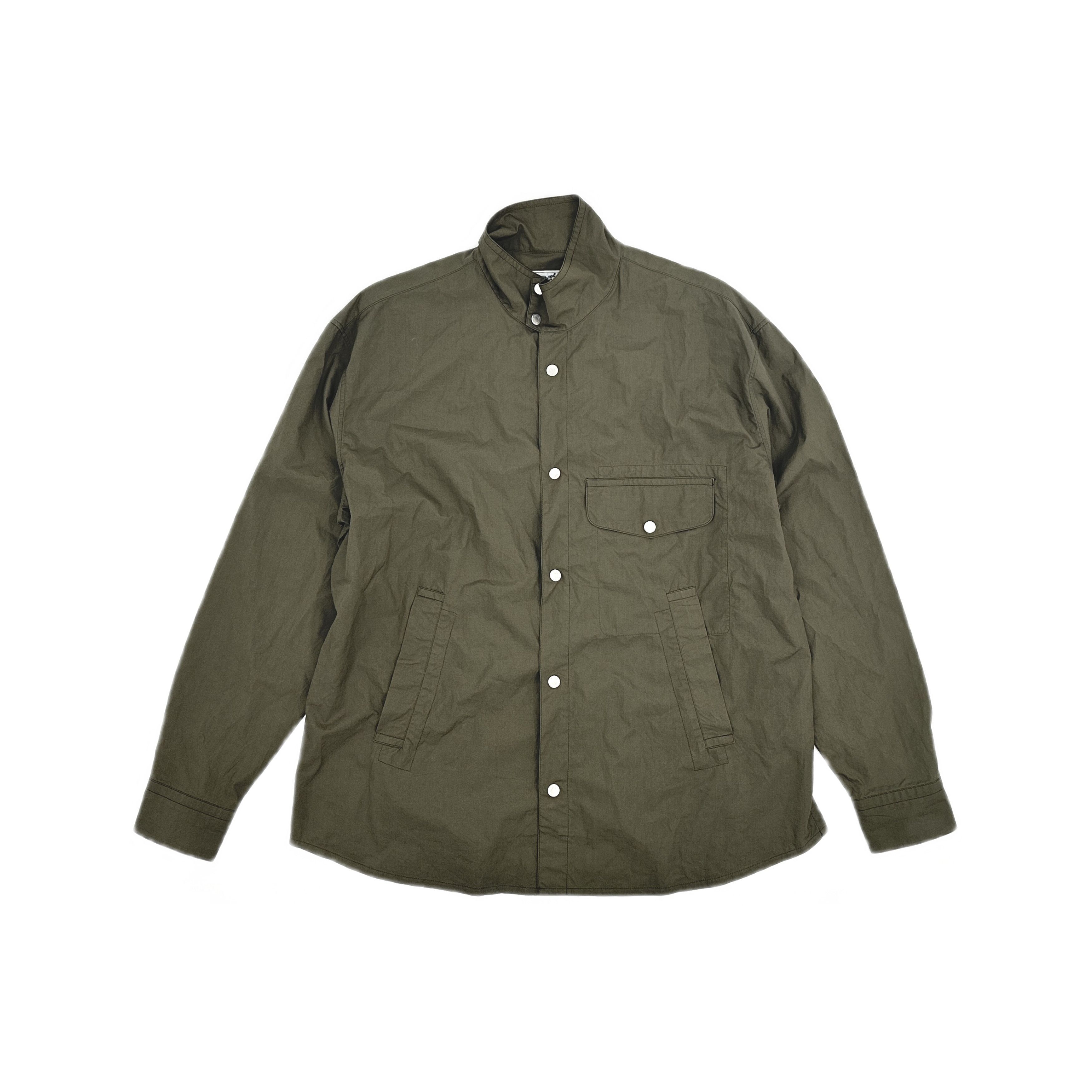Hermes Hermès Cotton Snap Button Jacket Green 39 Size US M / EU 48-50 / 2 - 1 Thumbnail