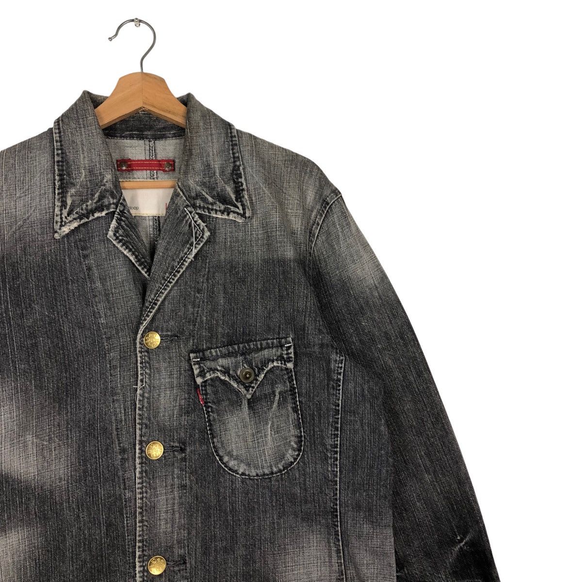 Japanese Brand Vintage Hickory Chore Jacket Levi’s Redloop Big Pocket Bike Size US L / EU 52-54 / 3 - 7 Thumbnail