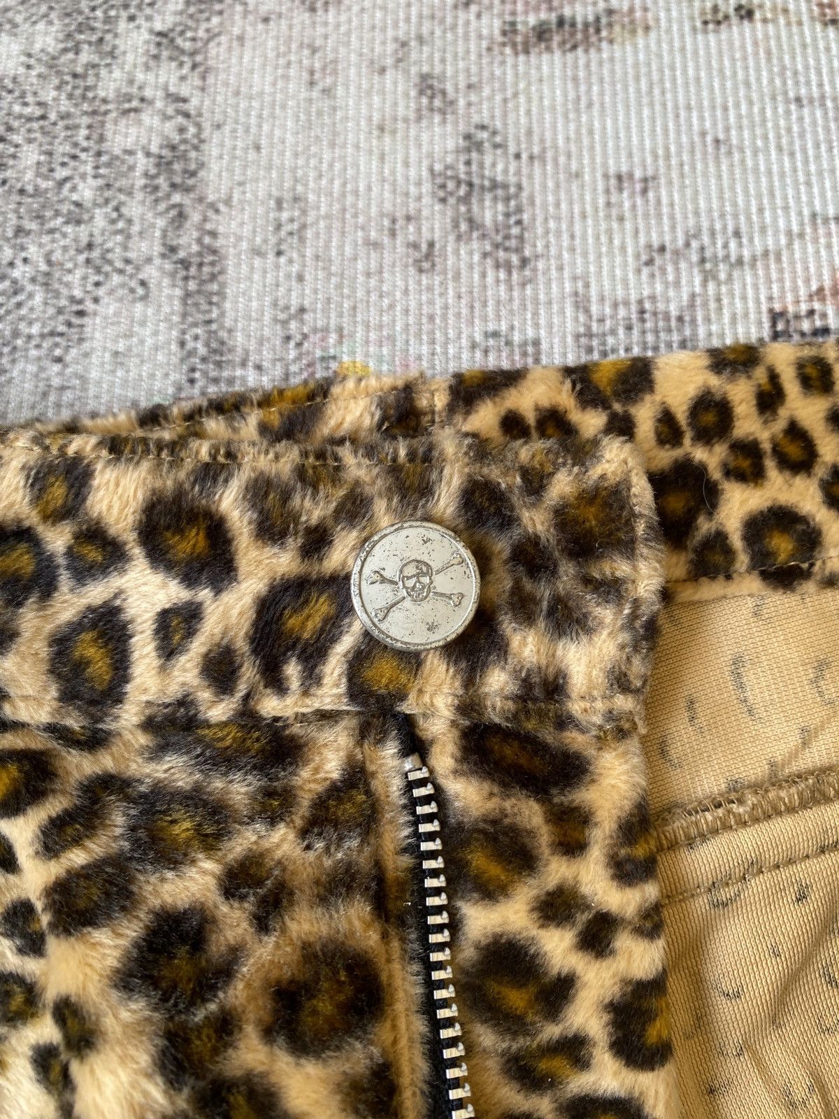 Japanese Brand Vintage Super Love’r Rock Japan Punk Velvet Leopard Bondage Size US 26 / EU 42 - 19 Thumbnail