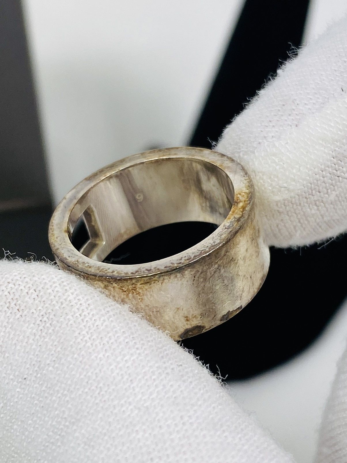 Gucci Gucci .925 Silver G Ring Size IT 9 Size ONE SIZE - 3 Thumbnail