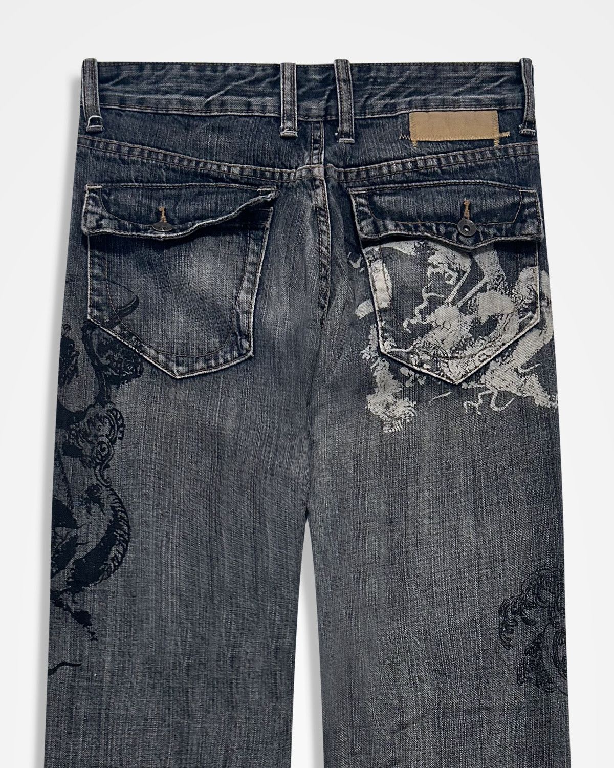 semanticdesign Semantic Design, Tribal Tattoo Printed Jeans Size US 30 / EU 46 - 4 Thumbnail