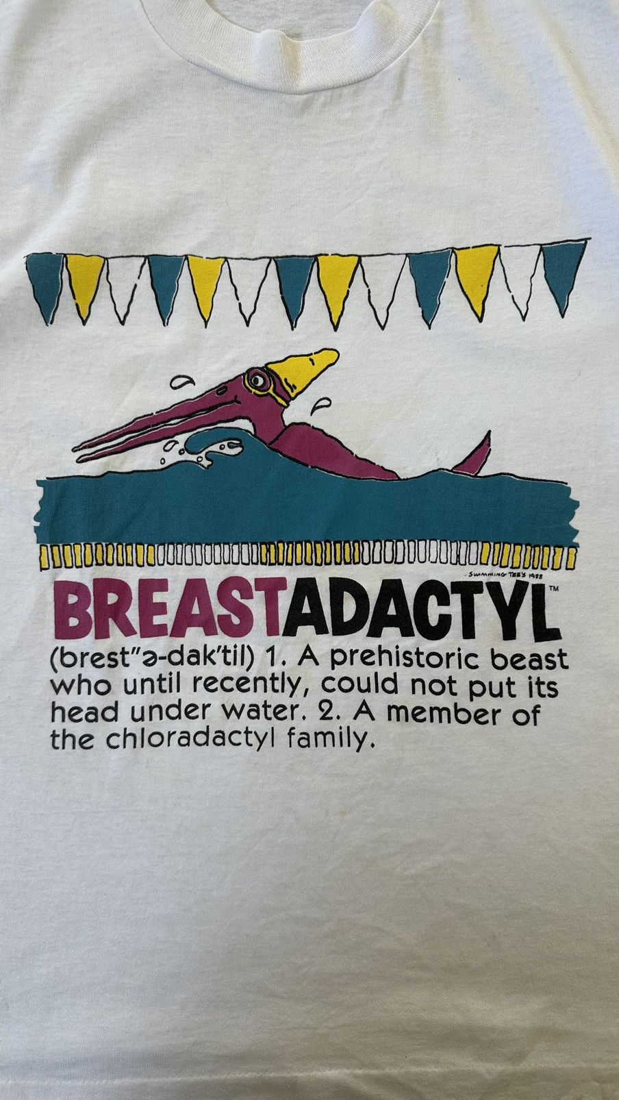 Other VINTAGE 80S BREASTADACTYL ART TEE Size US XS / EU 42 / 0 - 2 Thumbnail