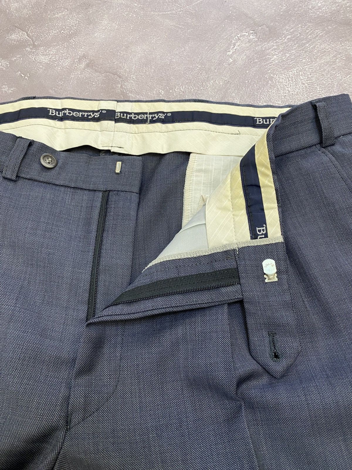 Burberry Prorsum Vintage Burberrys Formal Suit Made in West Germany 90s Size 48L - 20 Thumbnail