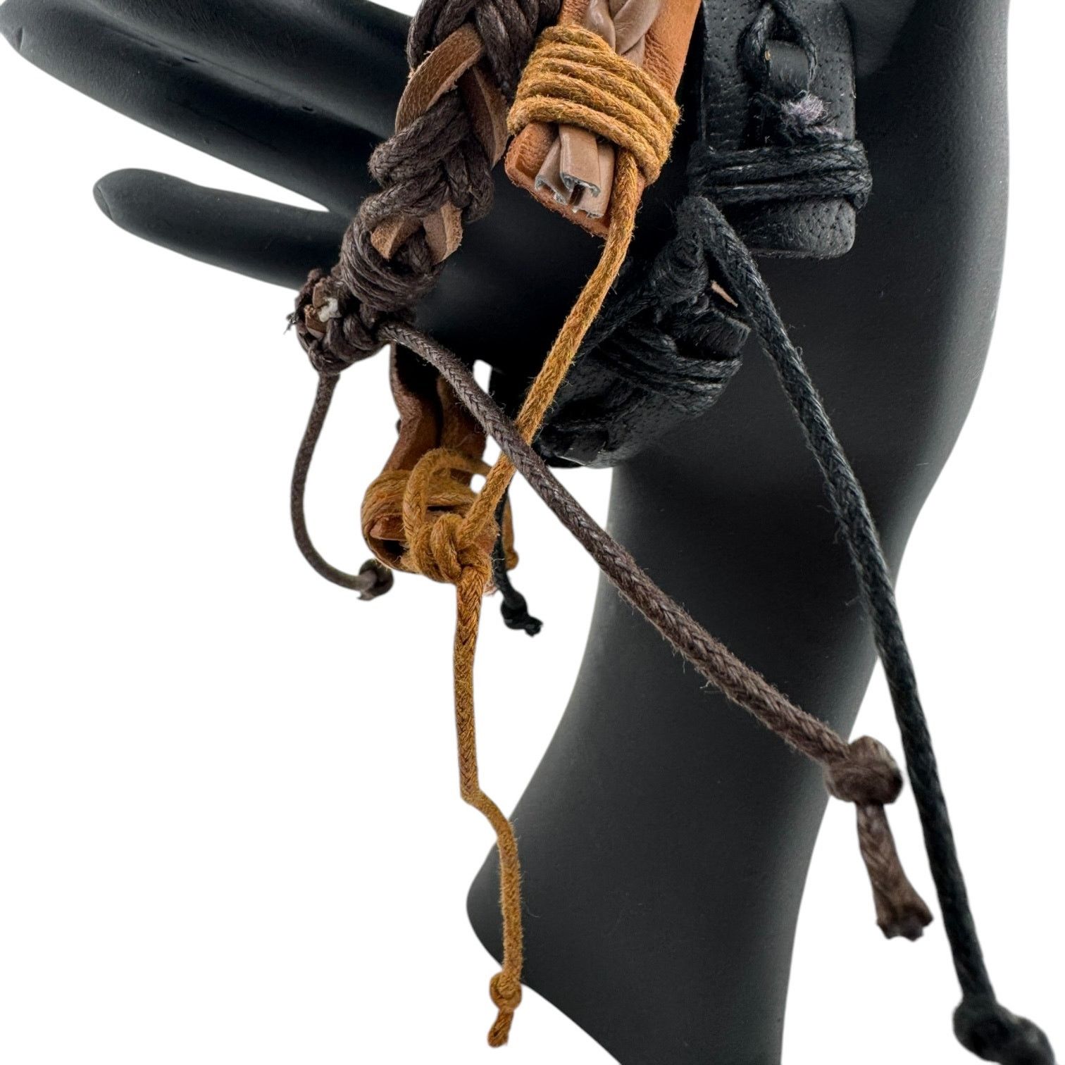 Other Trinity of Trouble: Handmade Leather Cuffs Wild & Wicked Size ONE SIZE - 2 Thumbnail