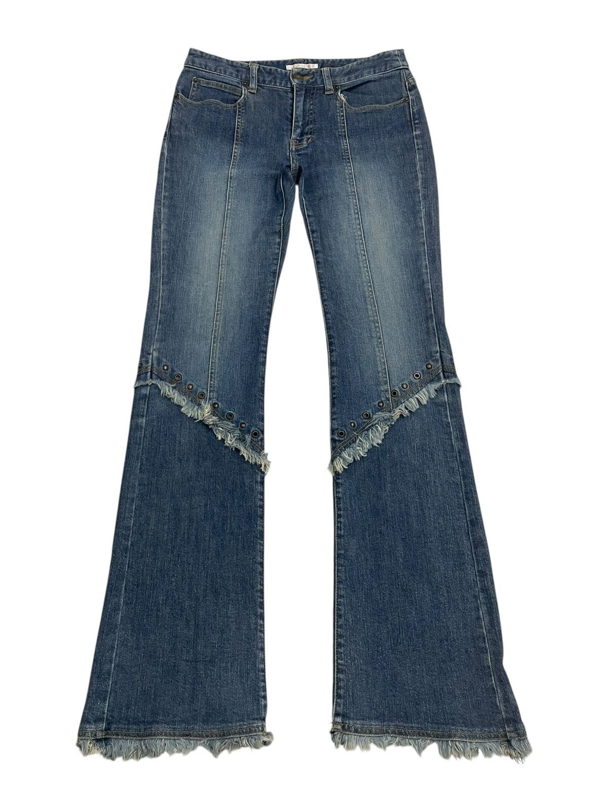 Hysteric Glamour Elle Planette Flare Stud Thread Asymmetrical Cut Design Size 26" / US 2 / IT 38 - 1 Thumbnail