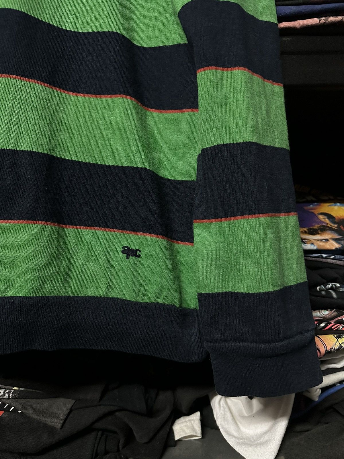 A.P.C. × Vintage Vintage APC Stripe Sweatshirt Size US M / EU 48-50 / 2 - 3 Thumbnail