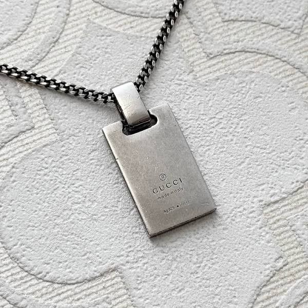 Gucci Gucci Diamantissima Pendant Charm Tag 925 Sterling Silver Size ONE SIZE - 3 Thumbnail