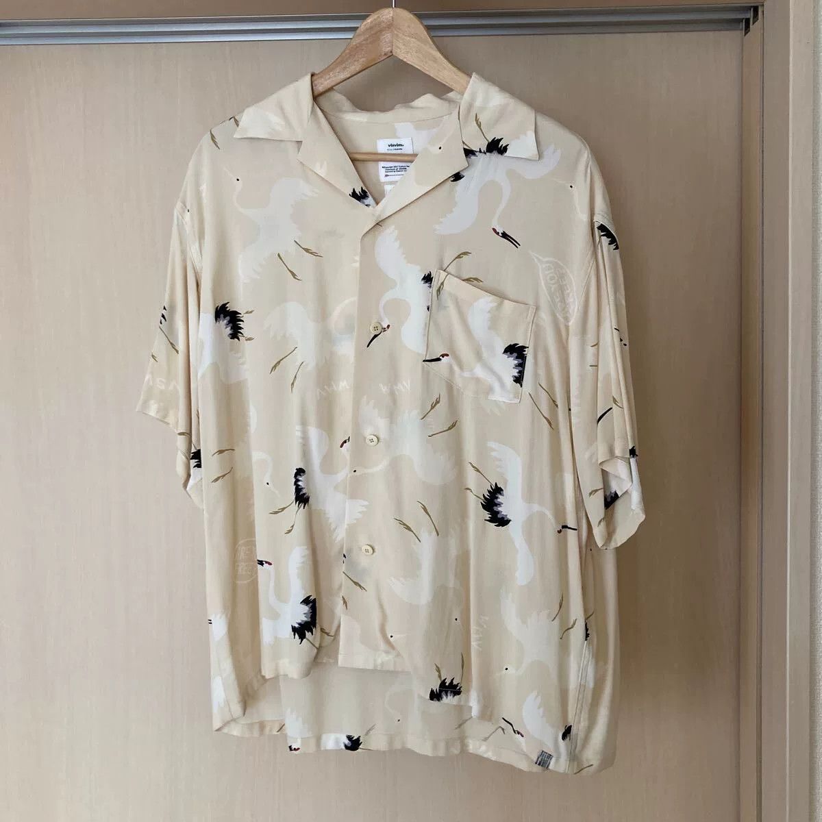 Visvim visvim 23SS Crosby Crane Print Shirt Size US M / EU 48-50 / 2 - 1 Thumbnail