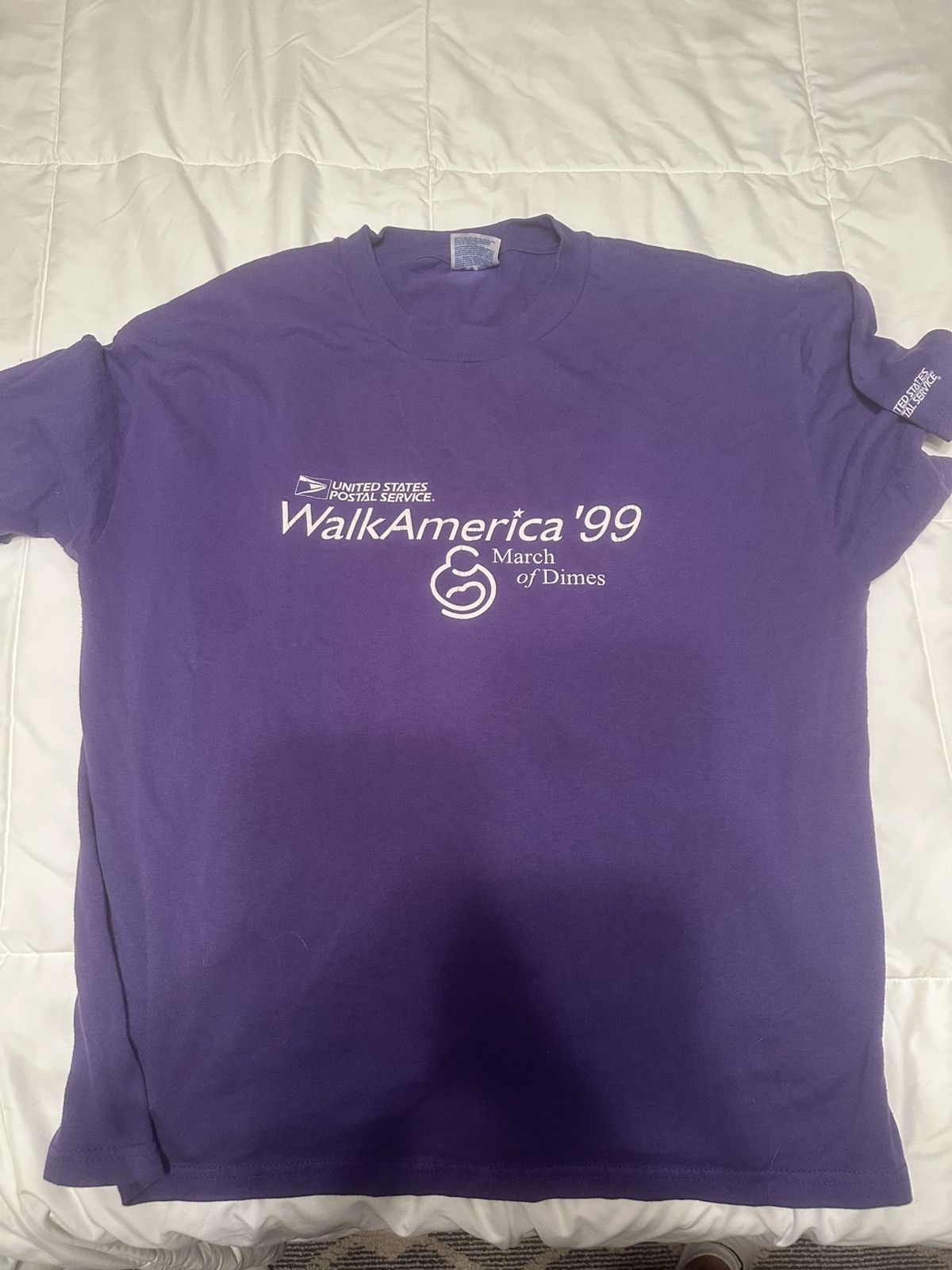 Hanes × Vintage Vintage 1999 US Postal Service Shirt Size US L / EU 52-54 / 3 - 1 Thumbnail
