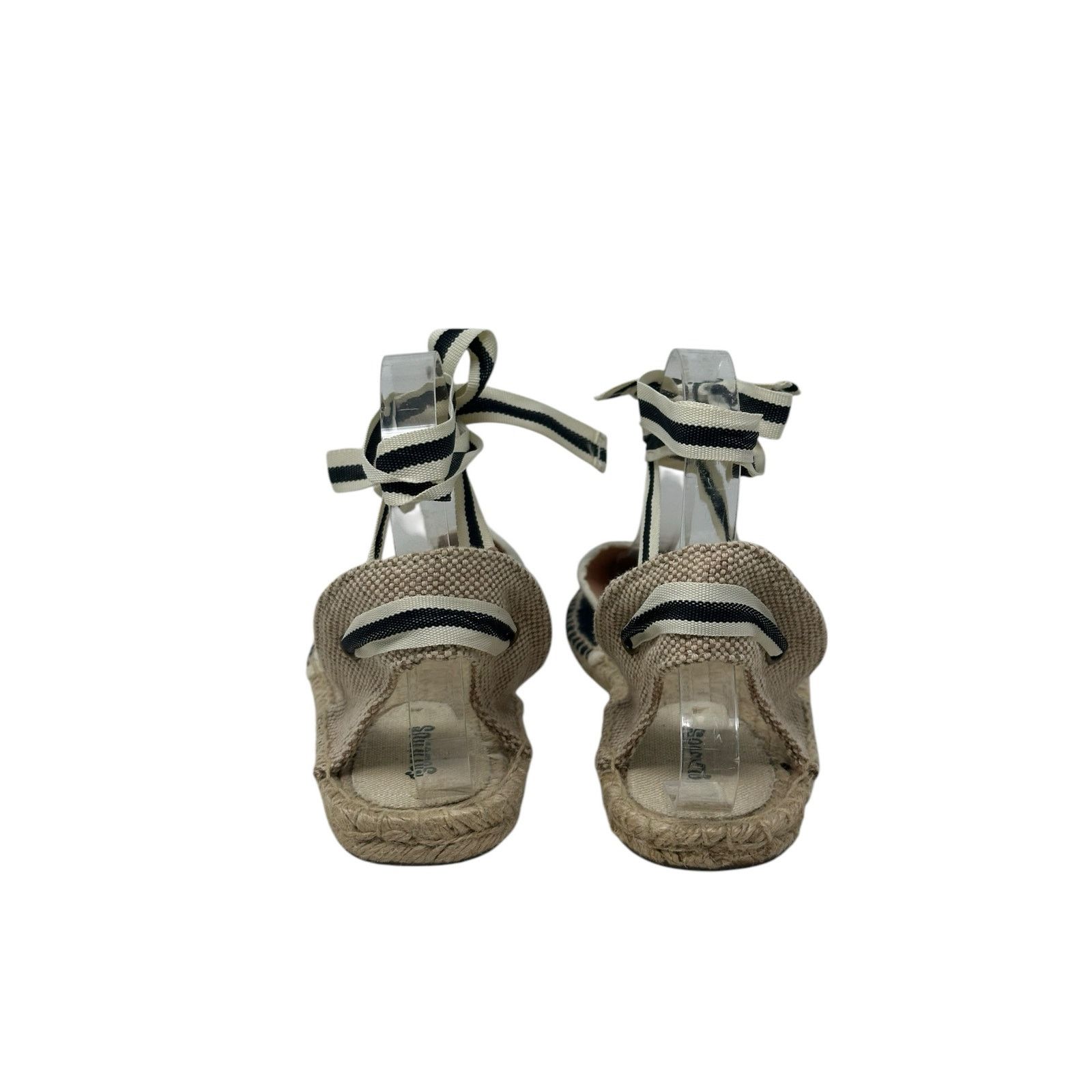 Soludos Soludos black canvas tie up espadrilles sandal shoes size 9 Size US 9 / IT 39 - 8 Thumbnail