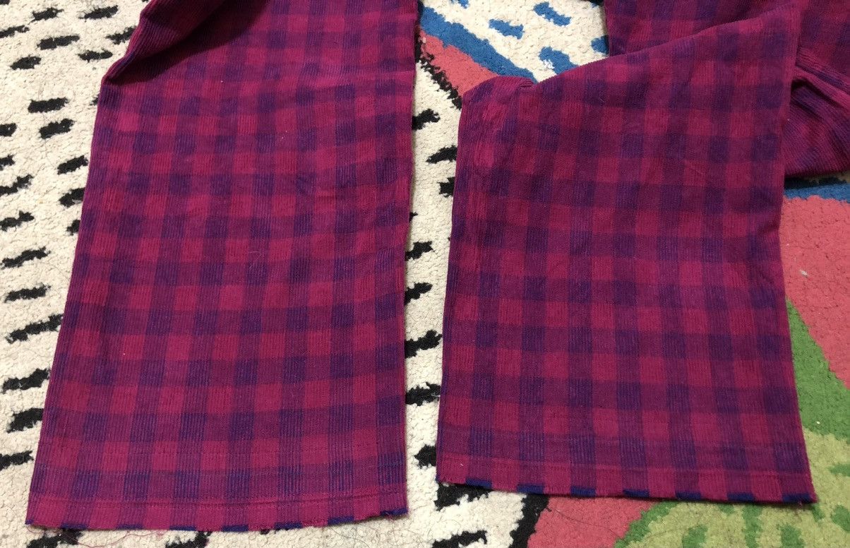 Issey Miyake RARE MERCIBEAUCOUP Japan CHECKERED Corduroy Trousers Pants Size US 32 / EU 48 - 6 Thumbnail