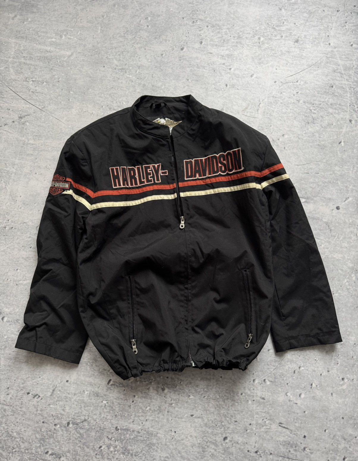 Vintage Harley popular Davidson racing light bomber jacket