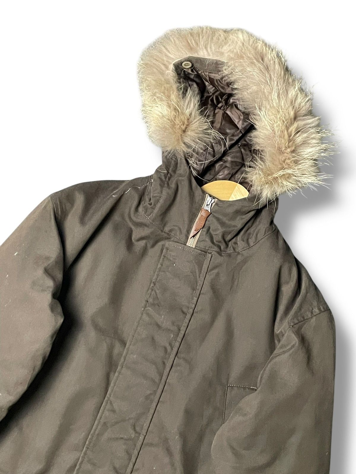 Japanese Brand × Takeo Kikuchi × Vintage Vintage TAKEO KIKUCHI Fur Lining Hooded Jacket (85) Size US XS / EU 42 / 0 - 2 Thumbnail