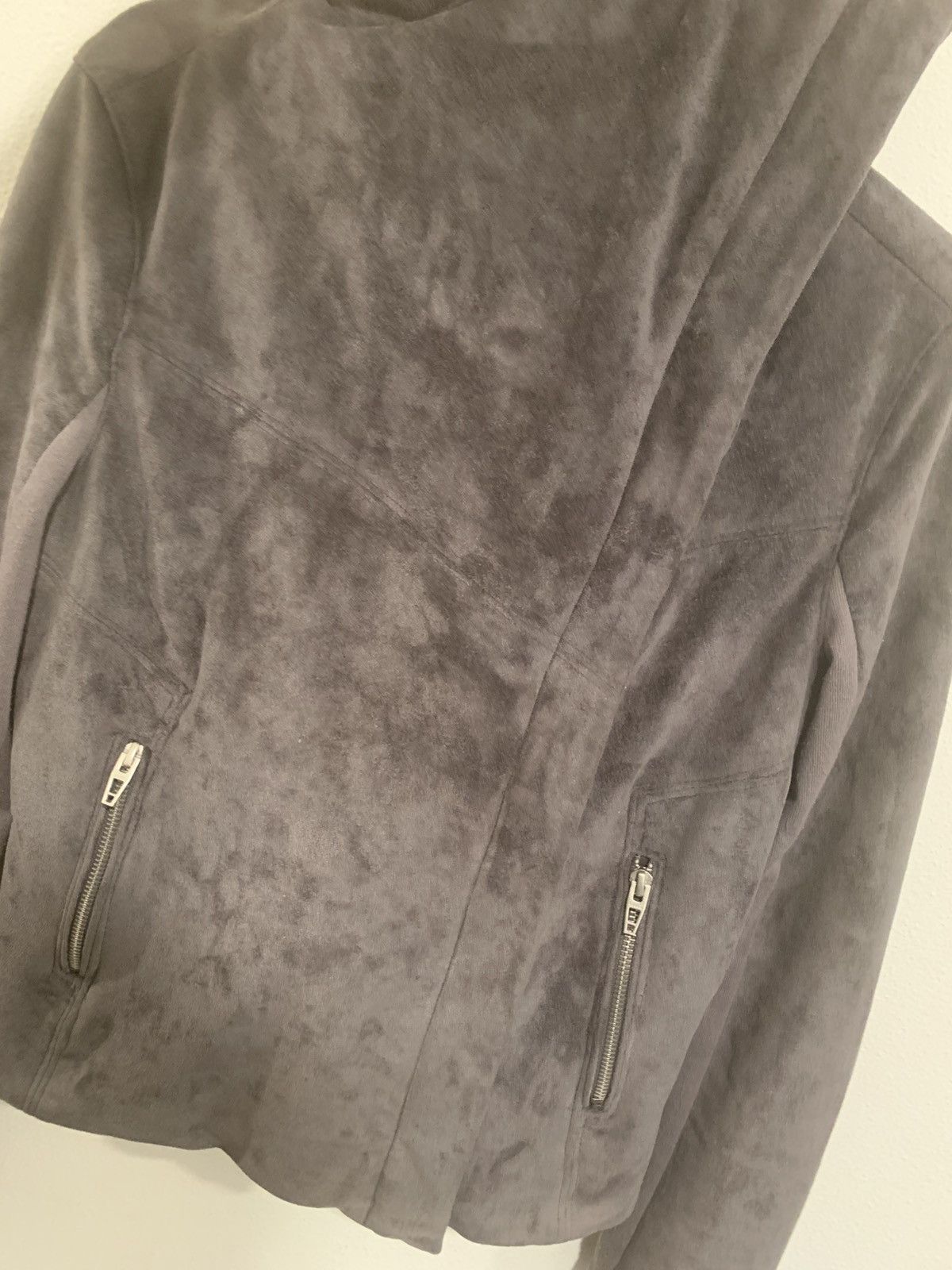 Rick Owens Rick owens like suede asymetrical zipup Size S / US 4 / IT 40 - 2 Thumbnail