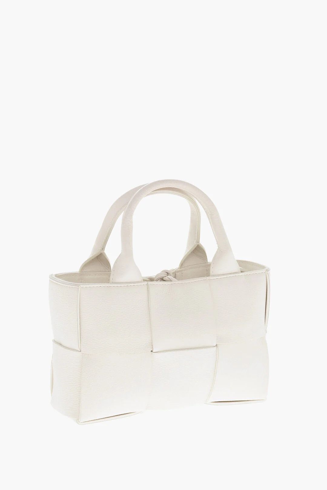 Bottega Veneta og1mm0426 Size: OS / Leather Mini Tote Bag in White Size ONE SIZE - 2 Thumbnail