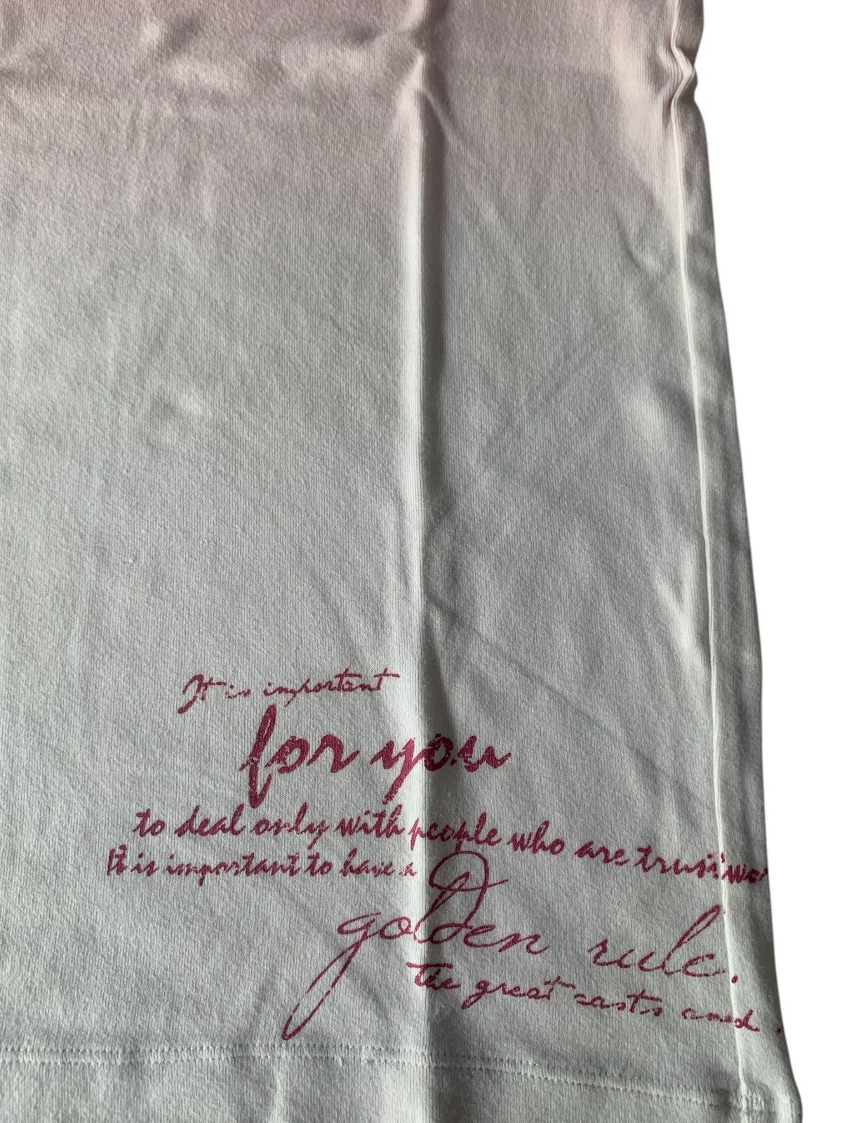 Japanese Brand 2000s japanese archive nicole club short sleeve tee poem Size US L / EU 52-54 / 3 - 4 Thumbnail