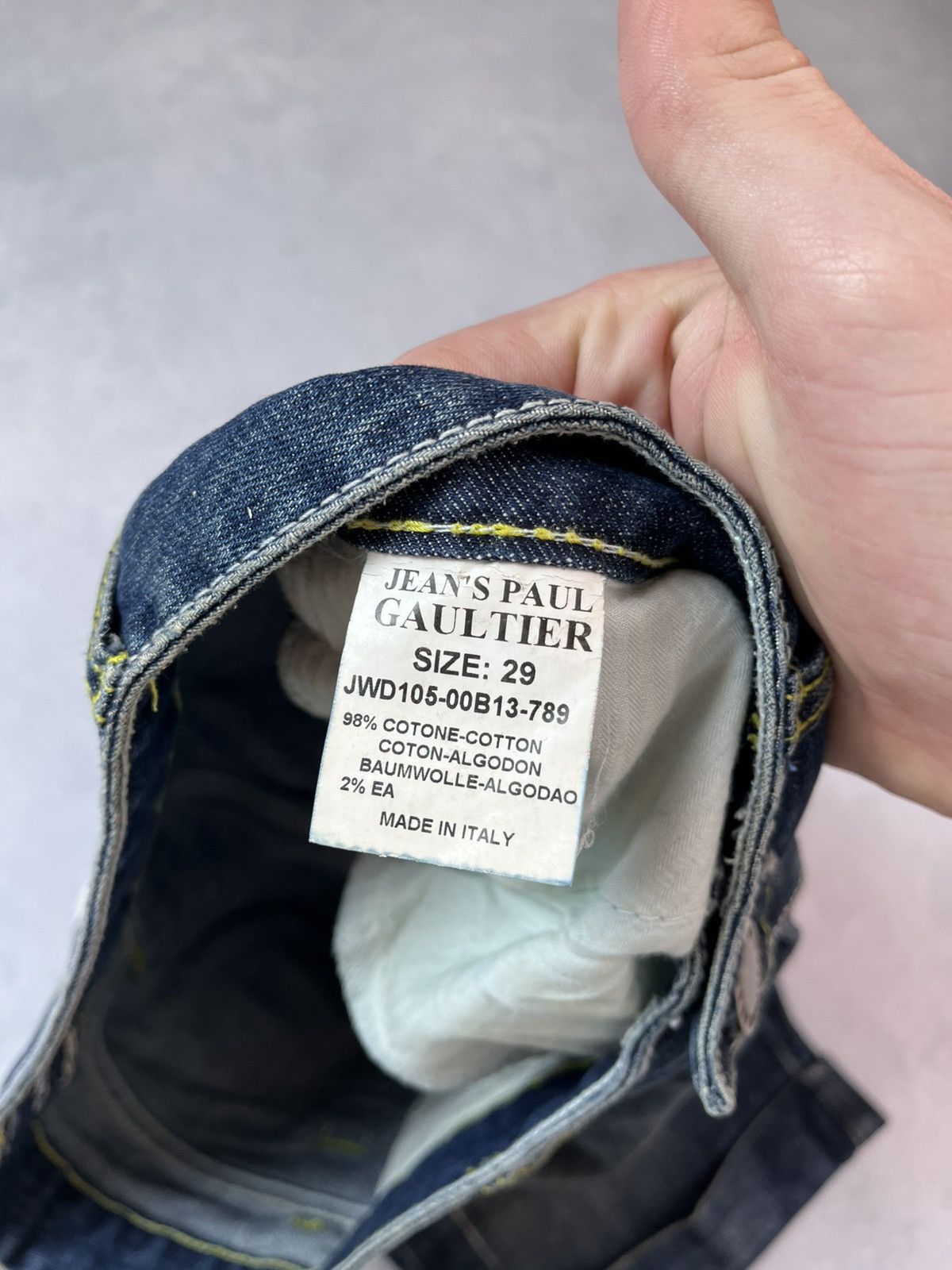 Jean Paul Gaultier Jean Paul Gaultier Archival Denim Shorts with Logo Plaque Size US 29 - 5 Thumbnail