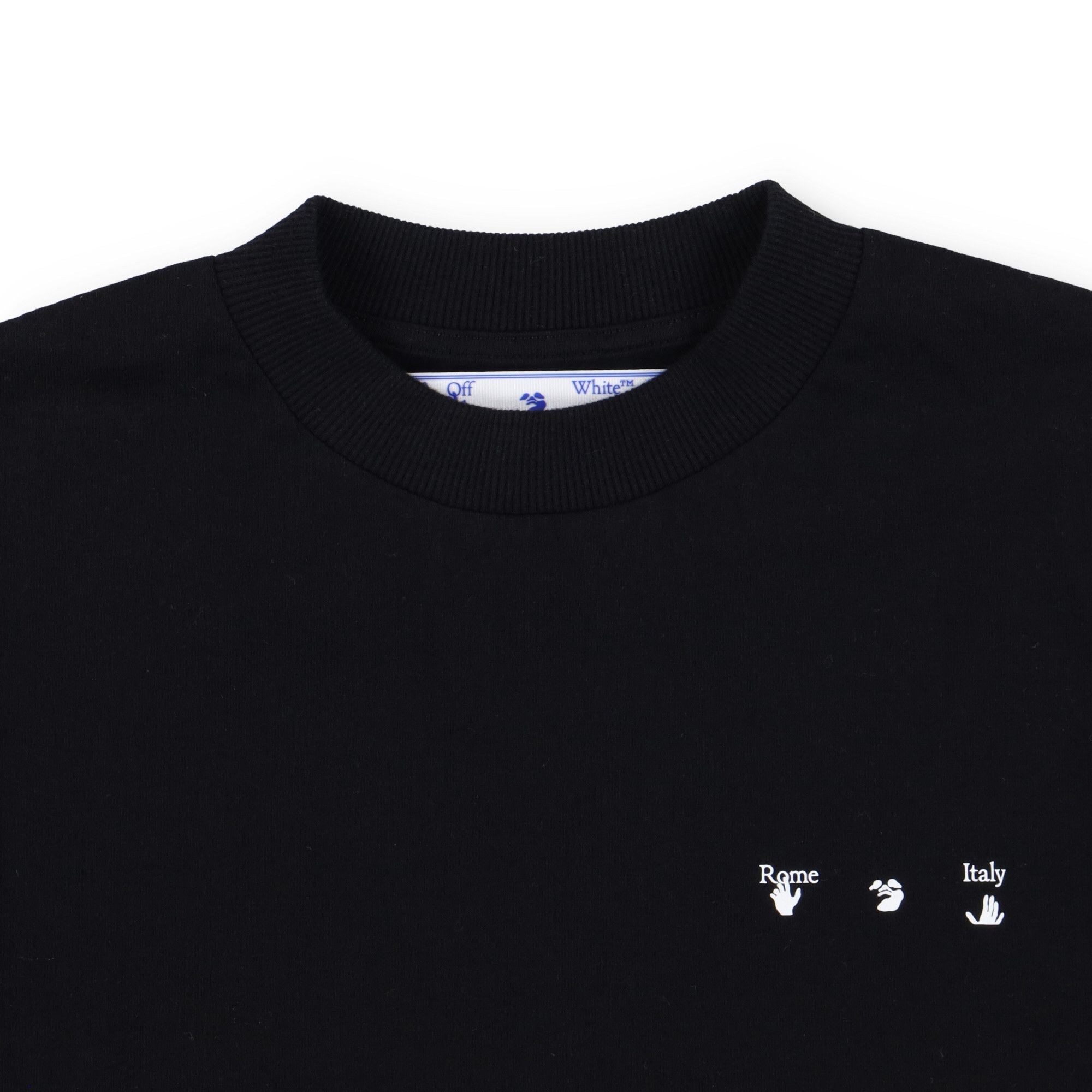Off-White Black Rome Exclusive Arrows T-Shirt Size US XXS / EU 40 - 3 Thumbnail
