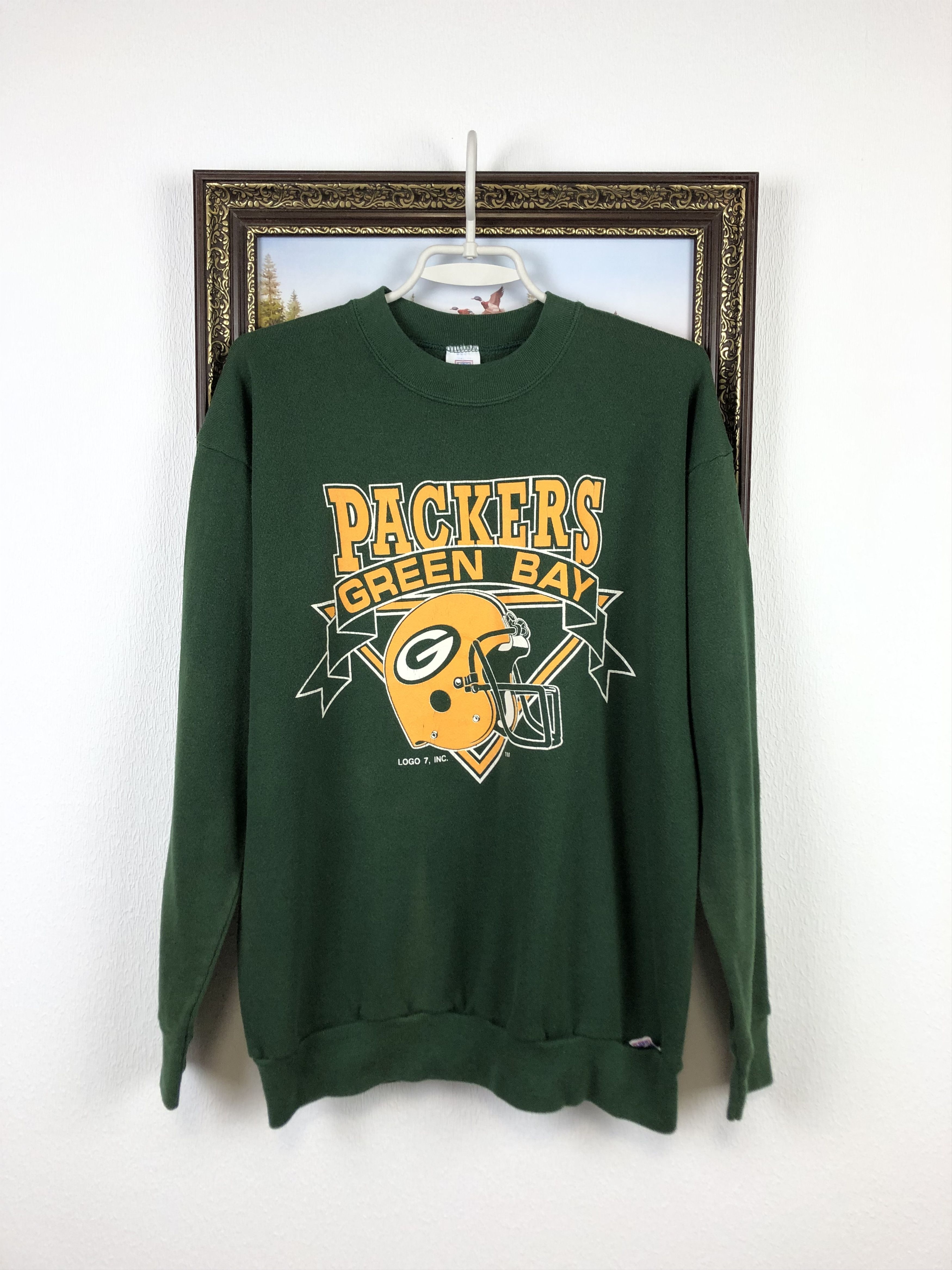 NFL Vintage 90's Green Bay Packers Sweatshirt Crewneck NFL Rare Size US L / EU 52-54 / 3 - 1 Thumbnail